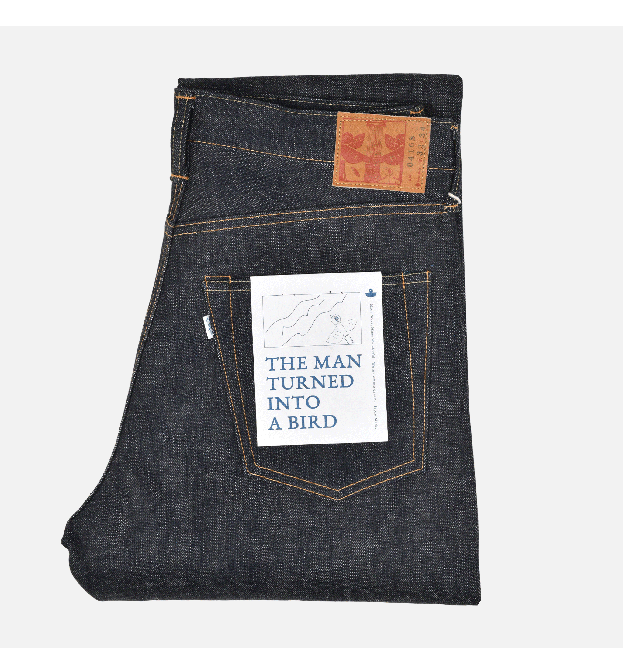 Omoto Denim Jeans 416 Straight Fit 15oz Raw Denim