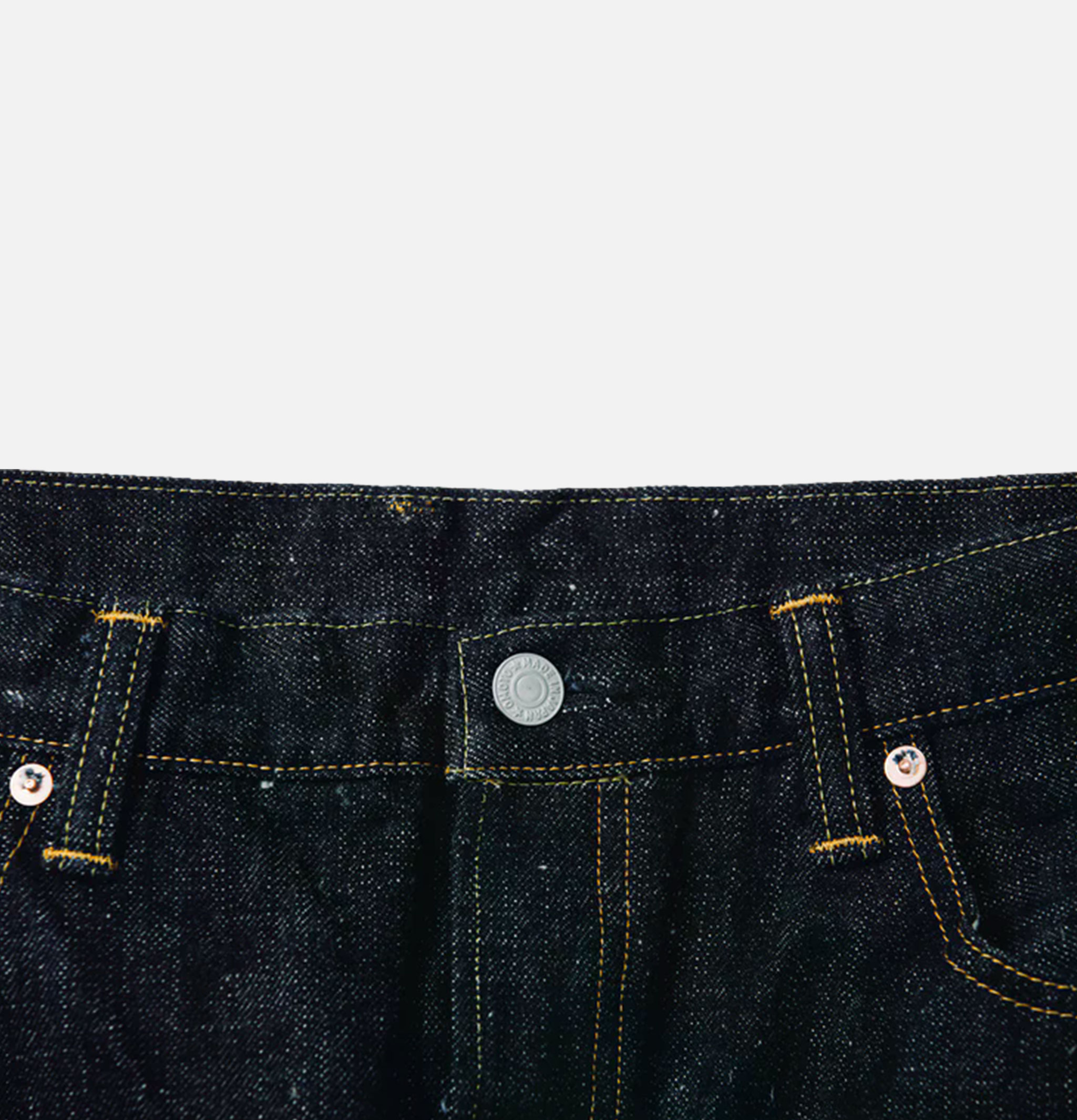 Omoto Denim Jeans 611 Relax Fit 15oz Slub Nep Ow