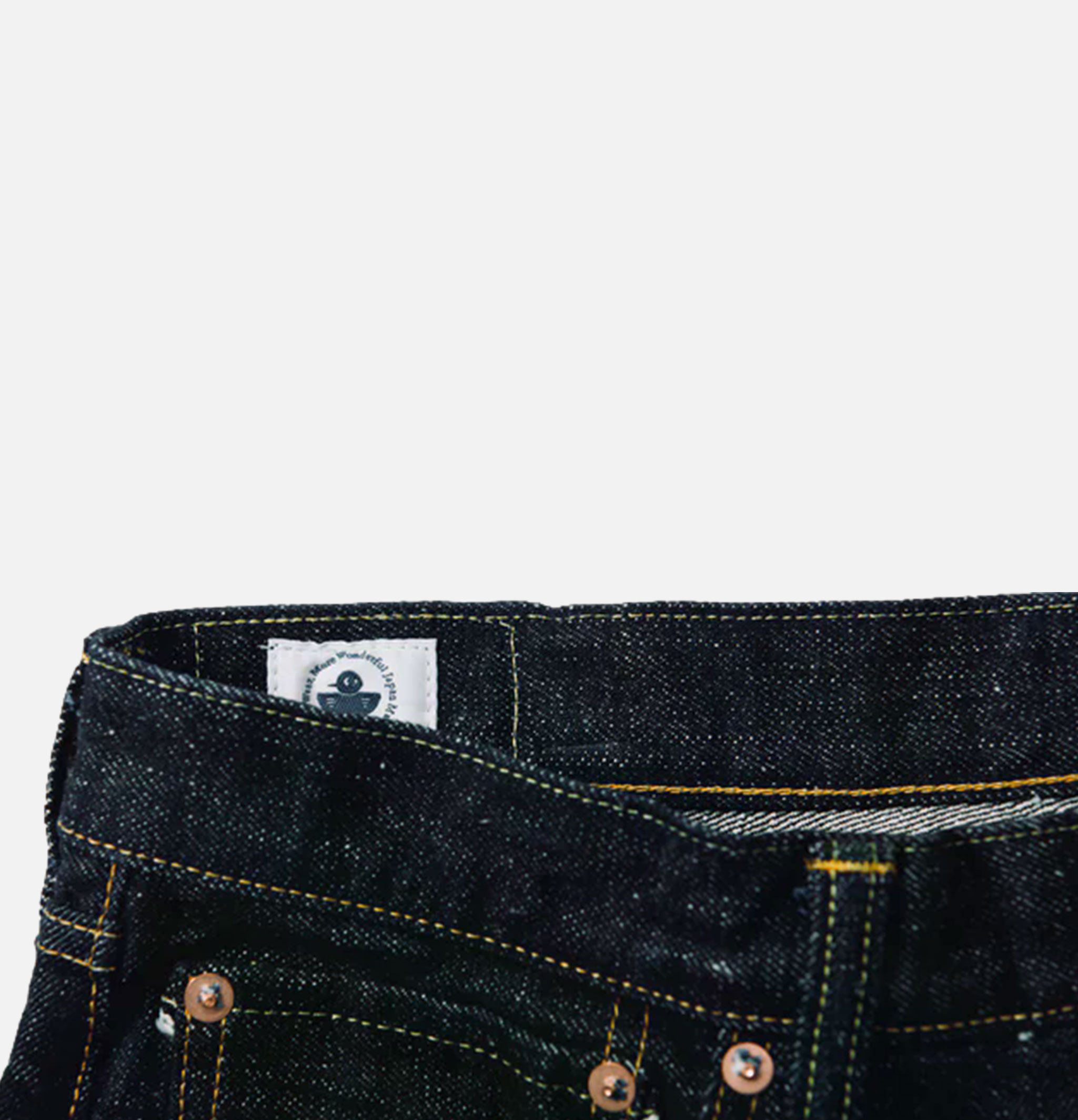 Omoto Denim Jeans 611 Relax Fit 15oz Slub Nep Ow