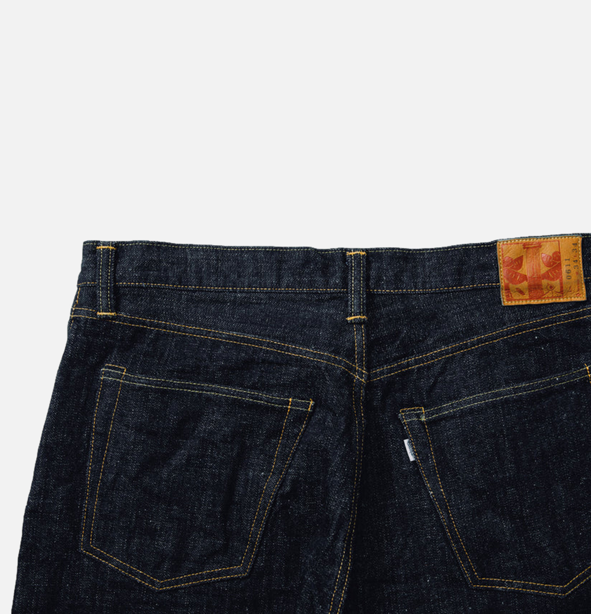 Omoto Denim Jeans 611 Relax Fit 15oz Slub Nep Ow
