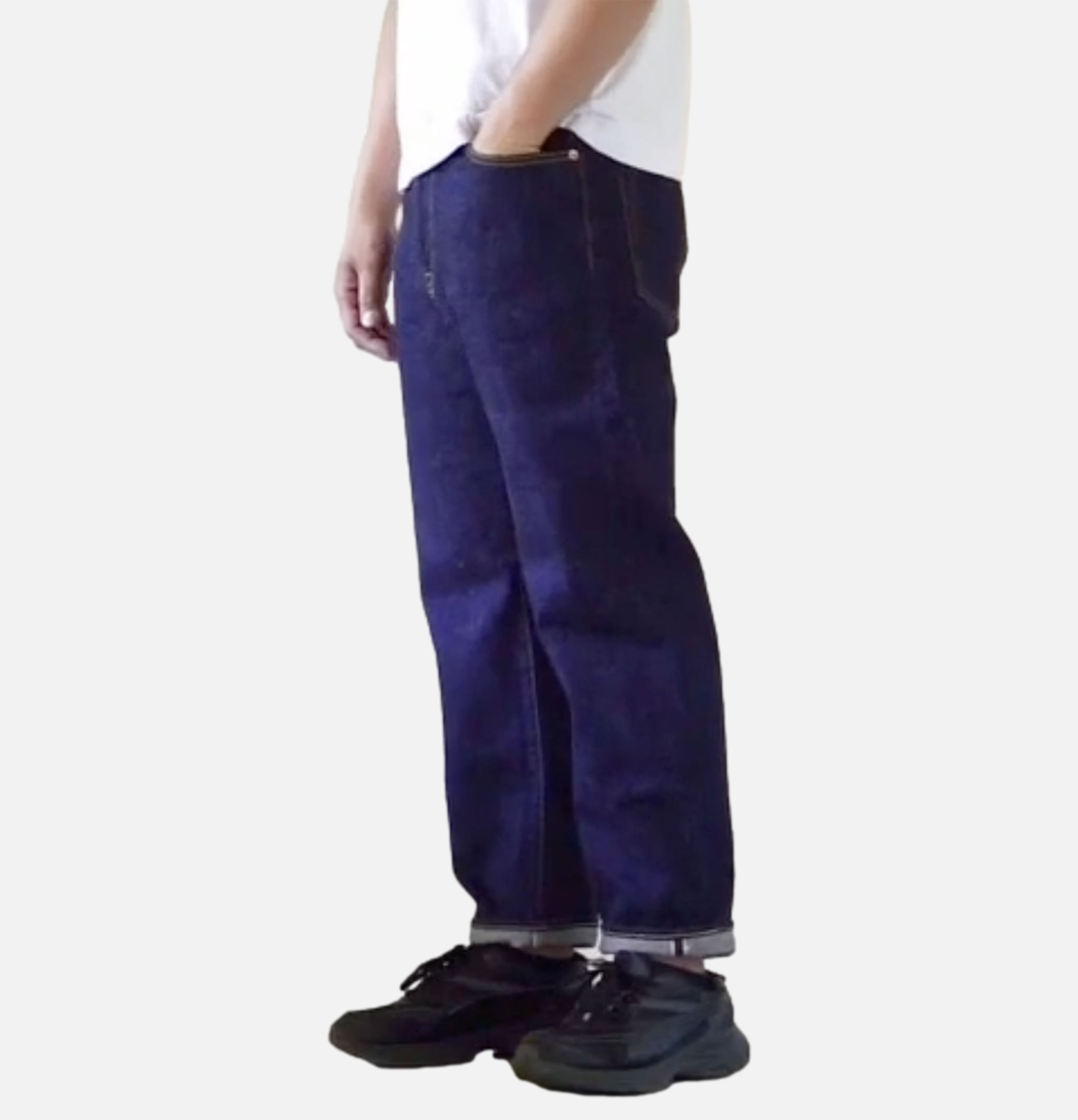 Omoto Denim Jeans 611 Relax Fit 15oz Slub Nep Ow