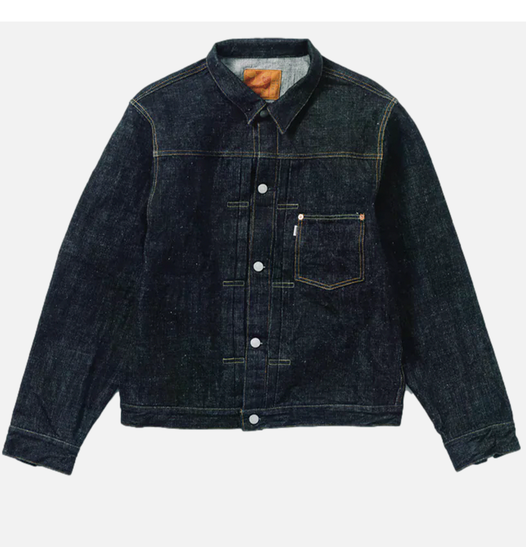 Omoto Denim Jacket 3111 Type 1 15oz Slub Nep