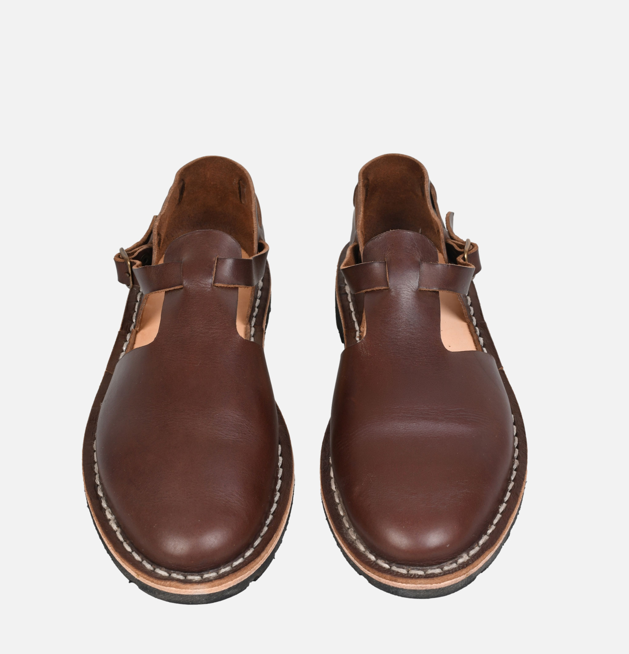 Steve Mono Handcrafted Sandals 10/31 Coffee