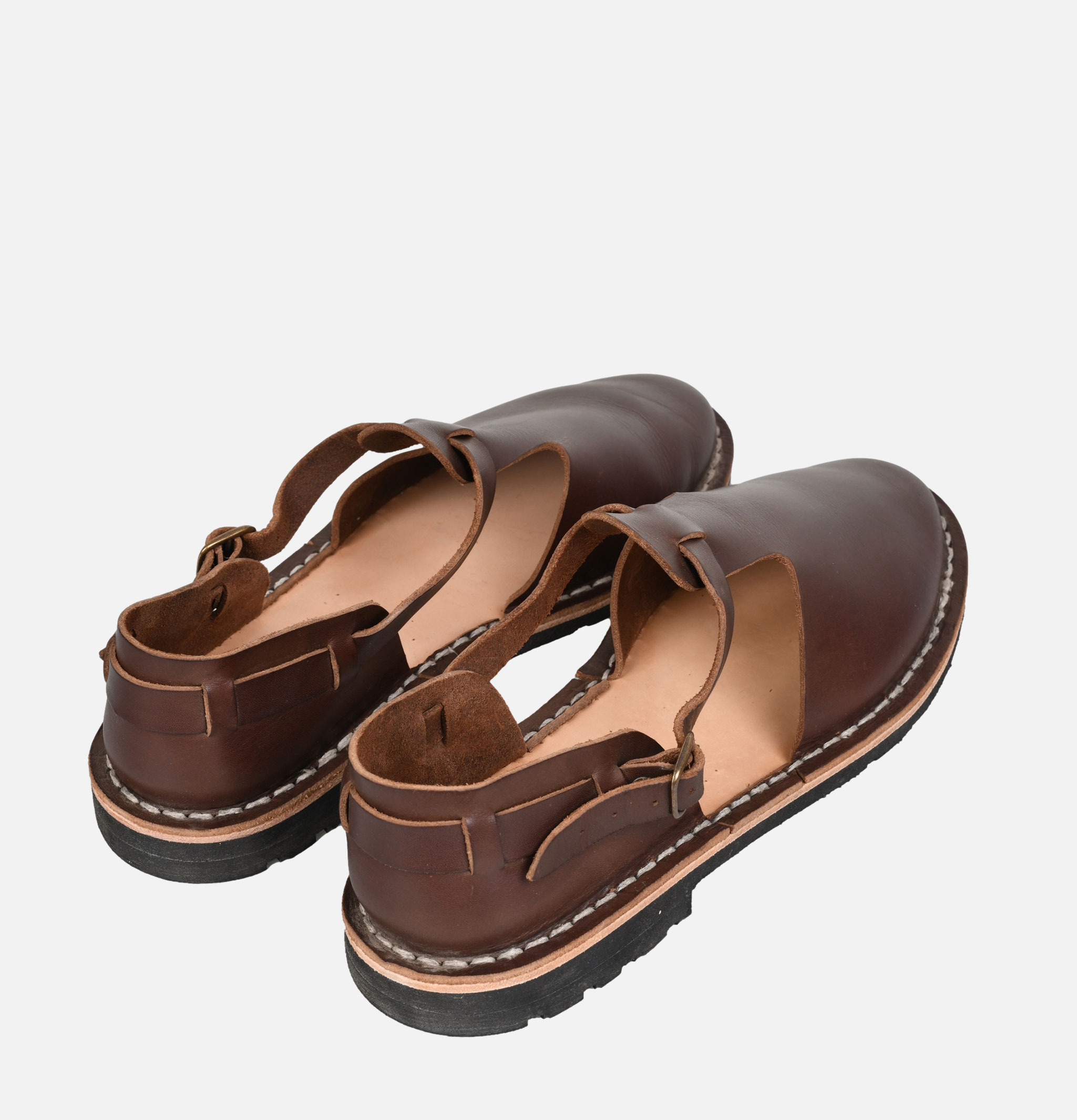 Steve Mono Handcrafted Sandals 10/31 Coffee