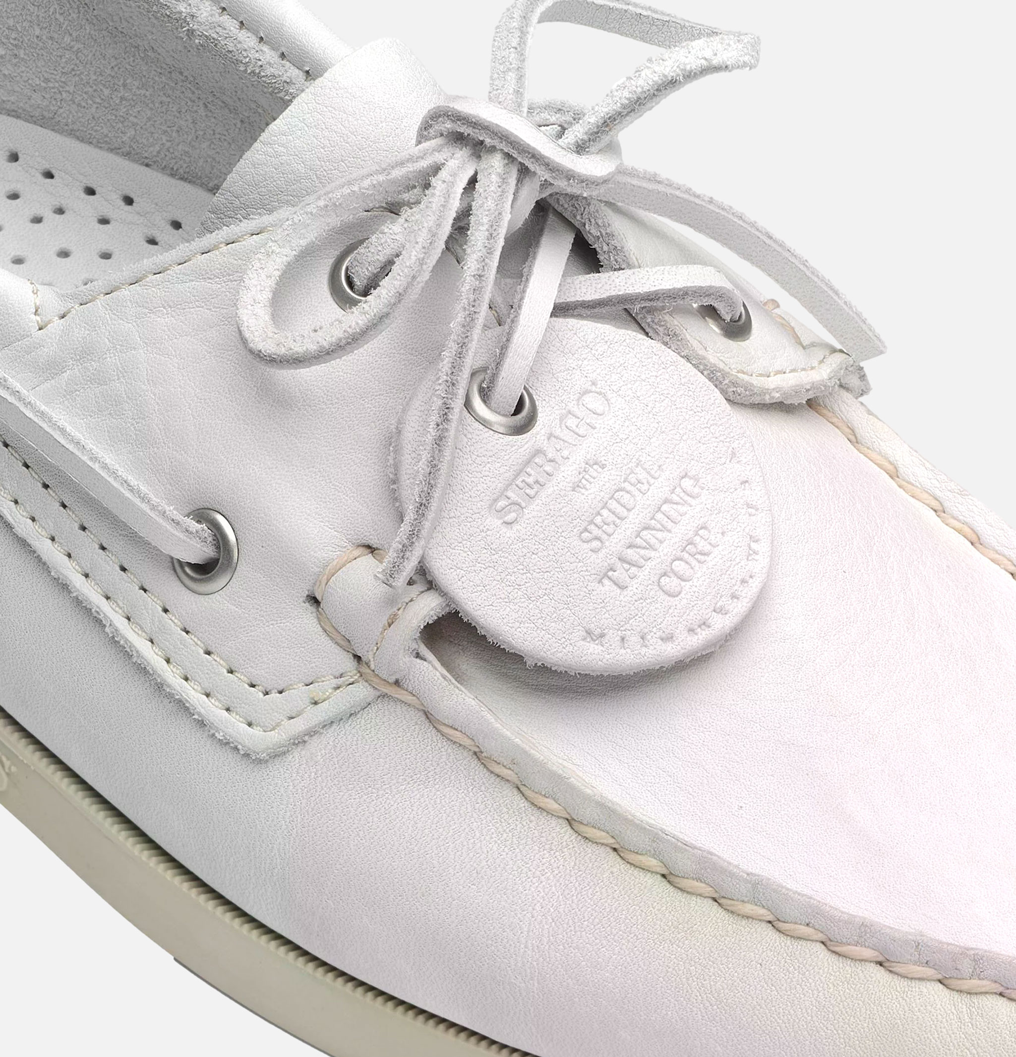 Sebago x Opera Portland Adirondack LT Saddle White Shoe