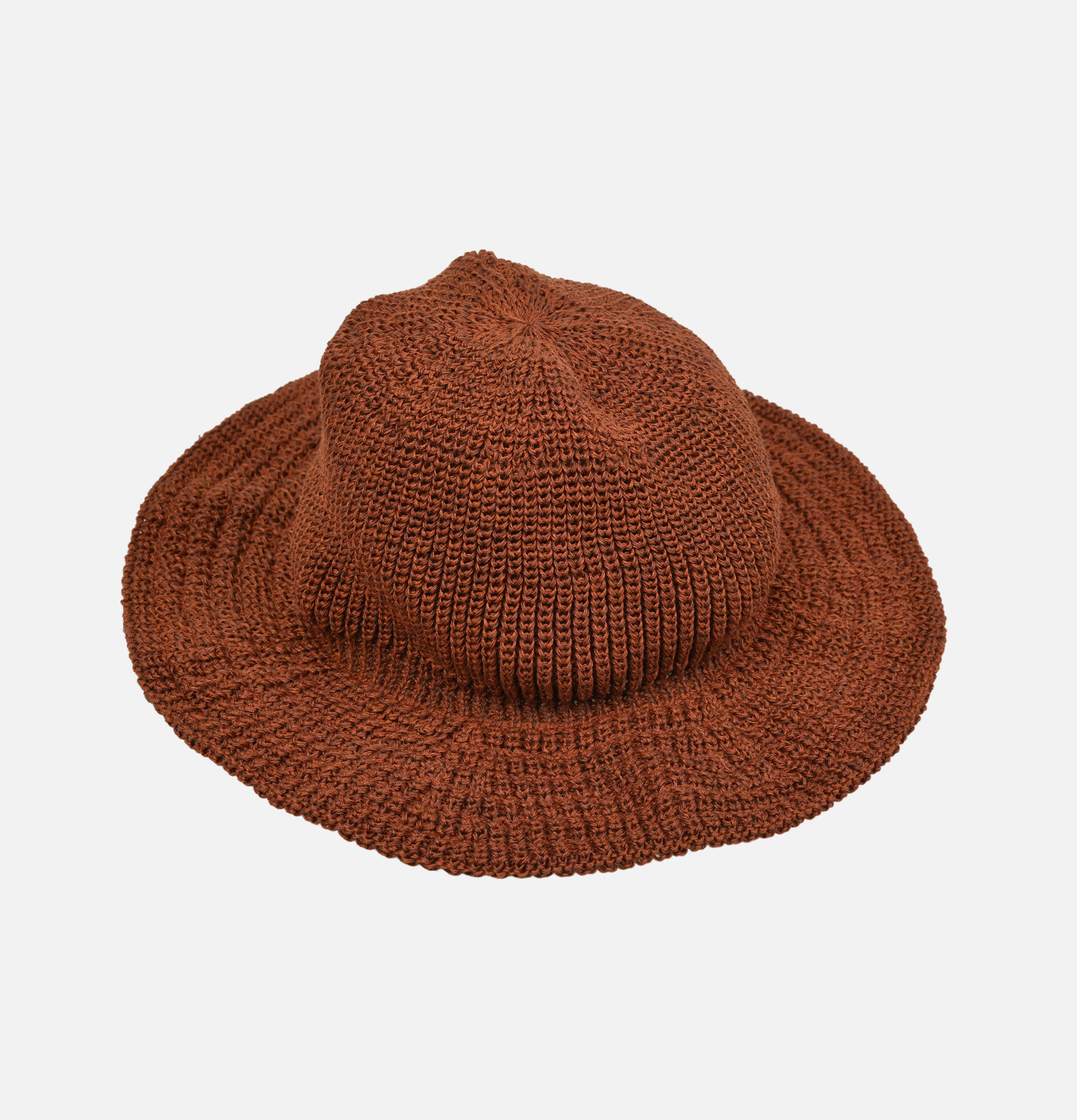 Found Feather Chapeau Bell Hat Brown