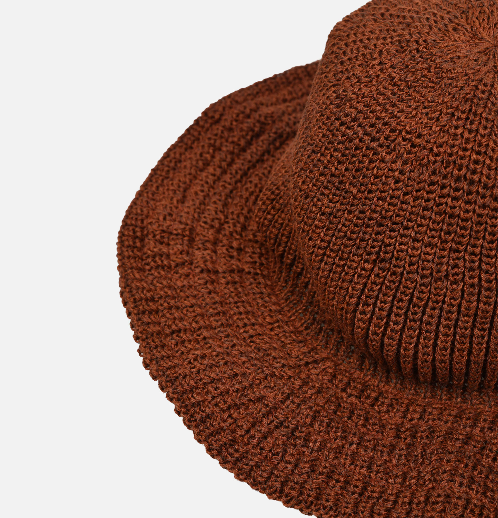 Found Feather Chapeau Bell Hat Brown