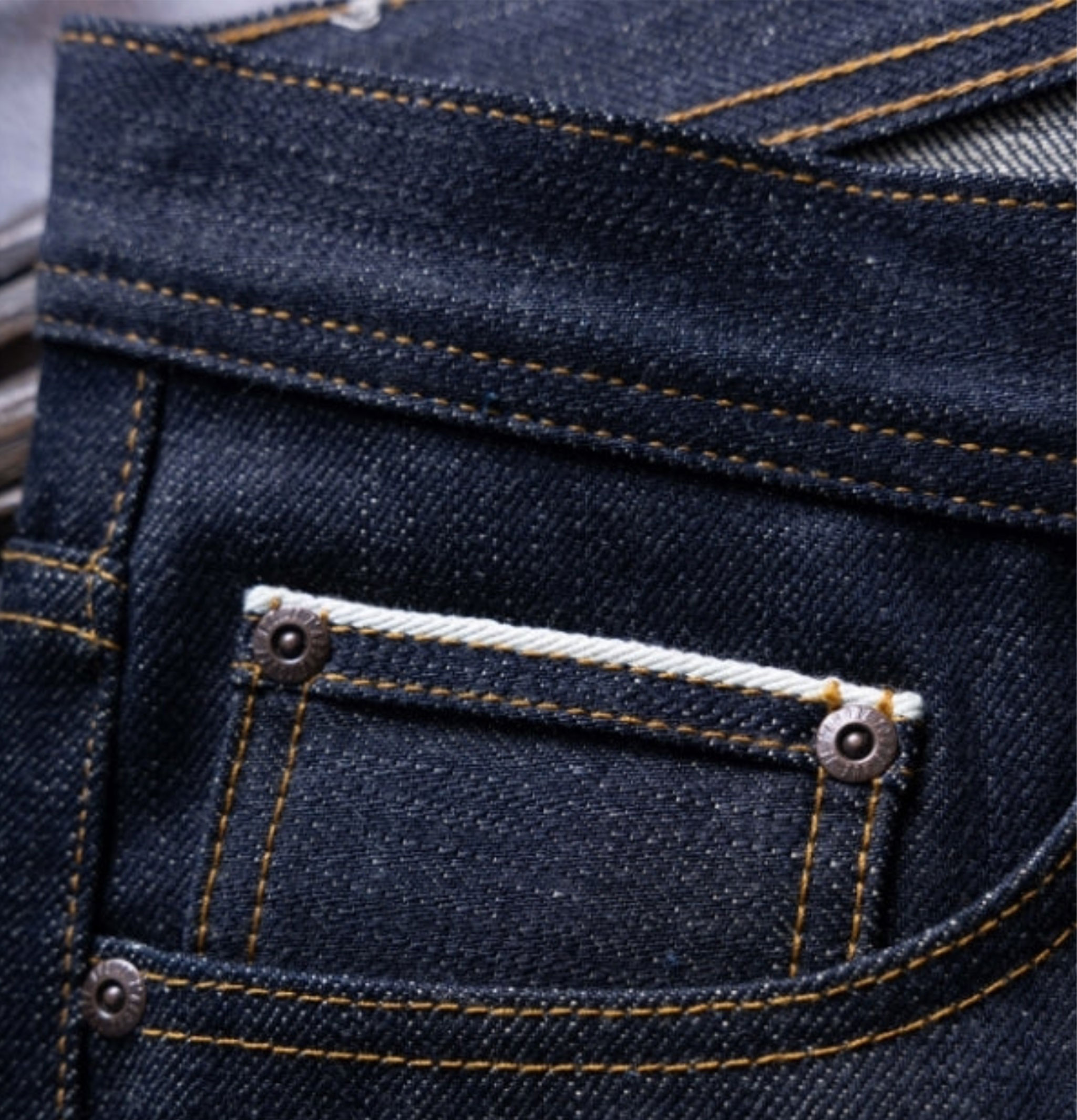 Naked & Famous Weird Guy Harionago Selvedge
