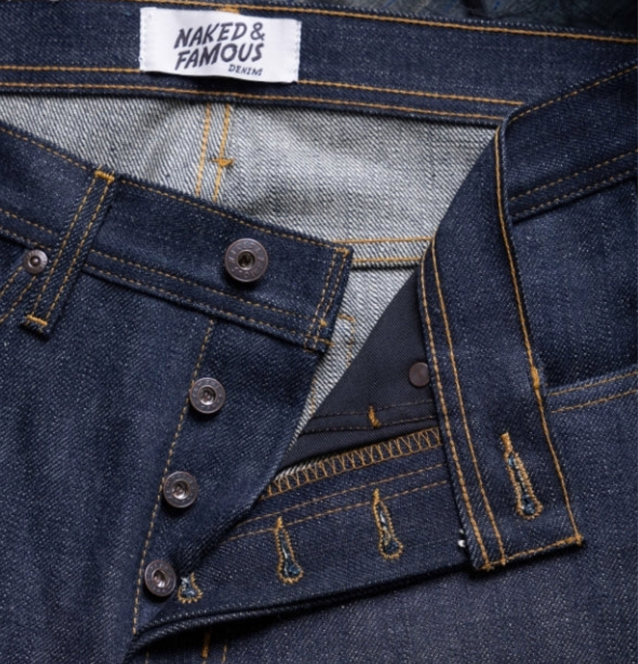 Naked & Famous Weird Guy Harionago Selvedge