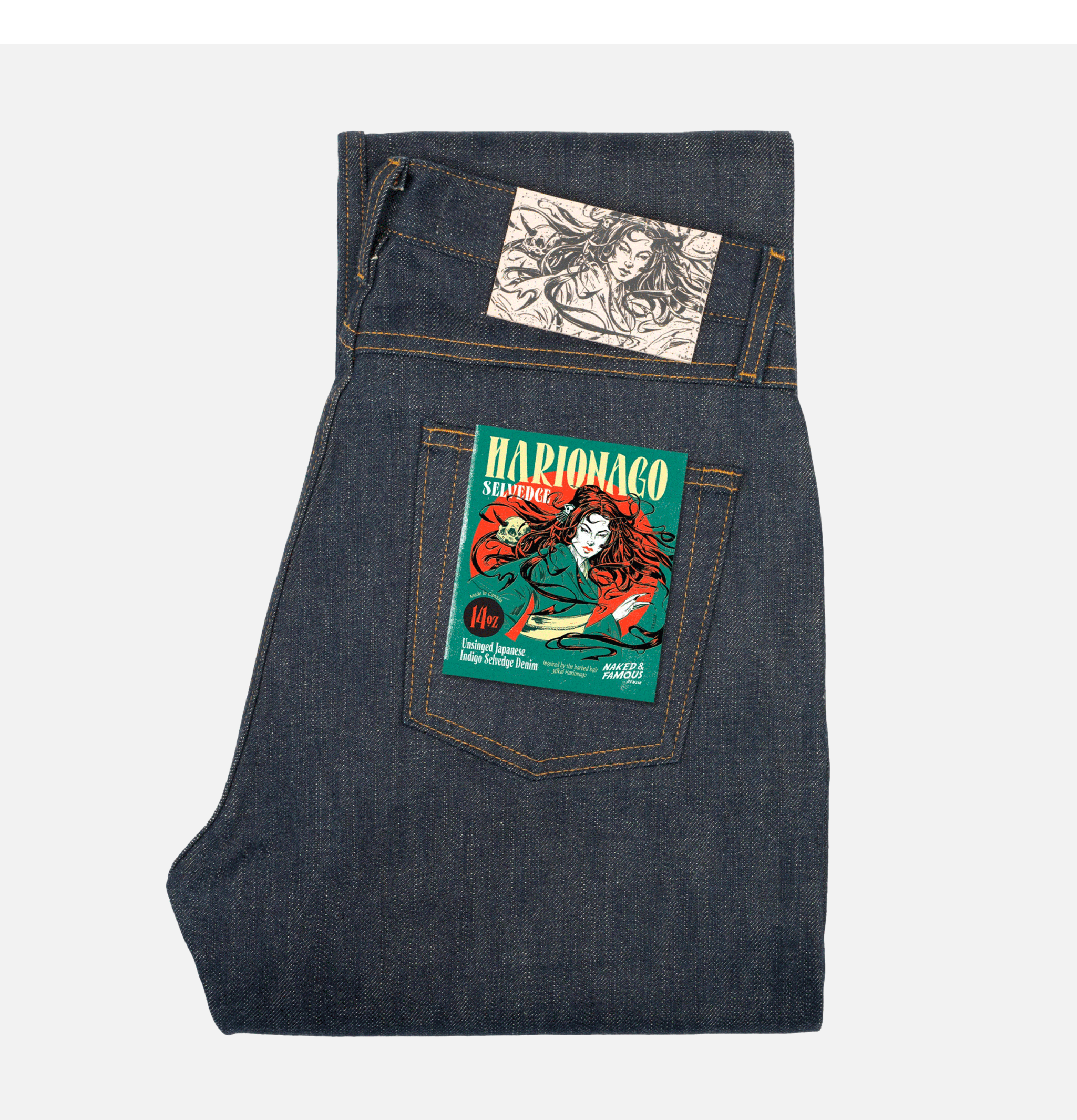 Naked & Famous True Guy Harionago Selvedge