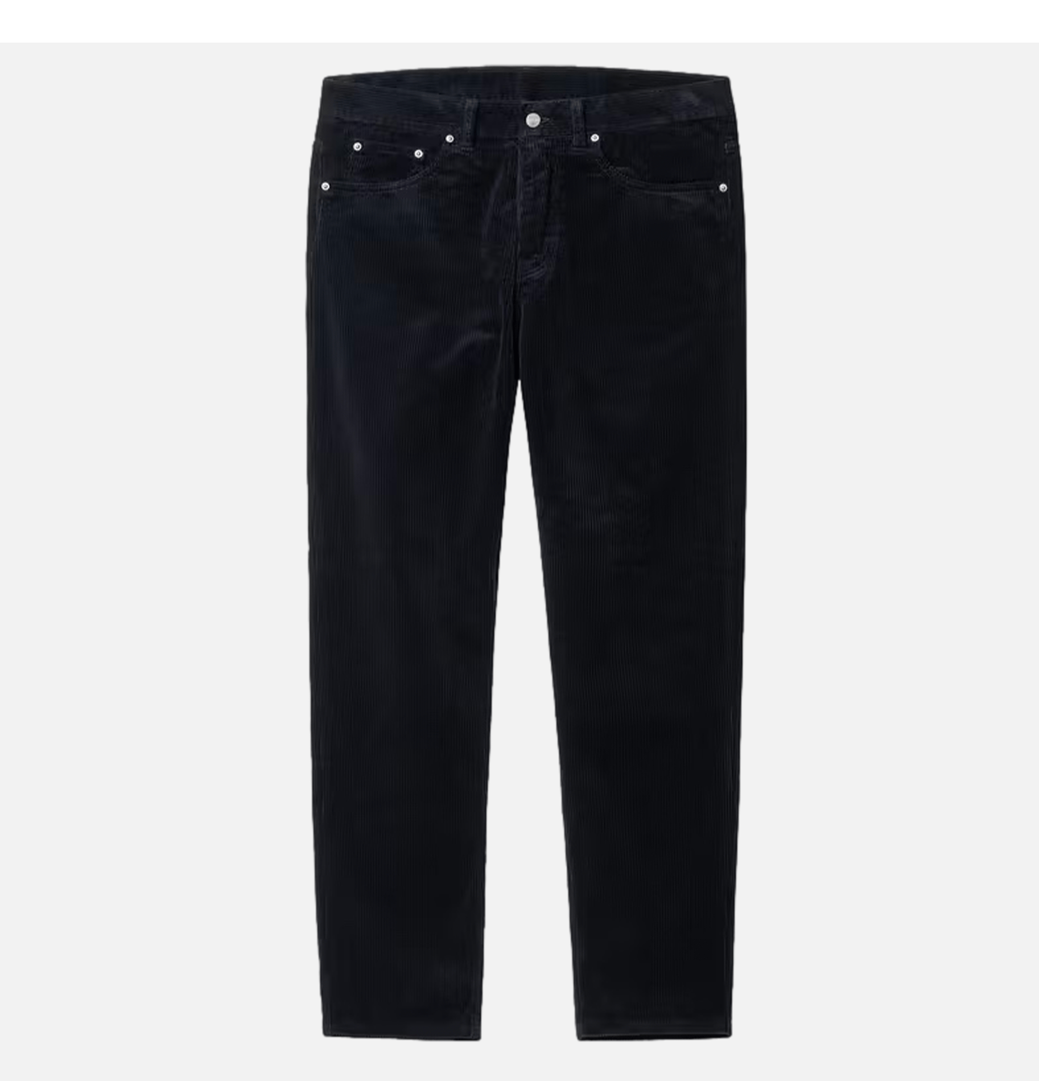 Carhartt WIP Newel Cord Pants, Dark Navy Rinsed