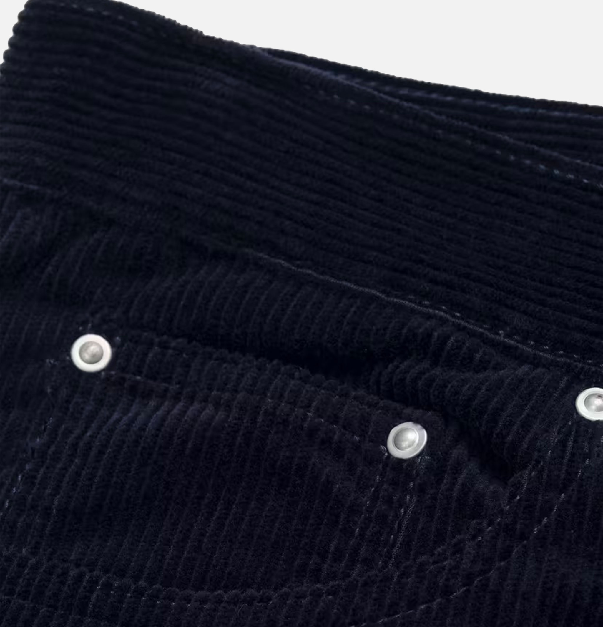 Carhartt WIP Pantalon Newel Cord Dark Navy Rinsed