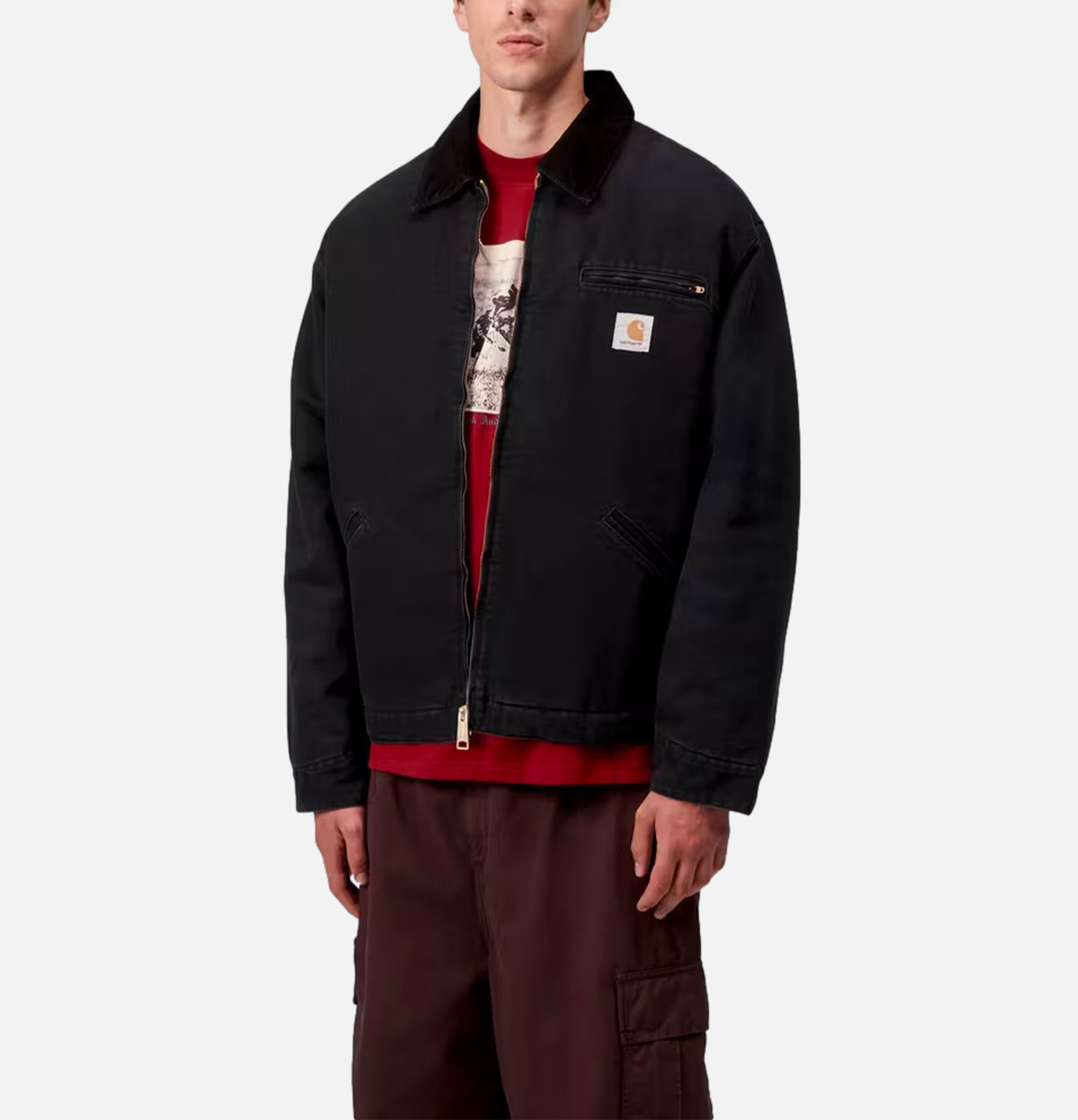 Carhartt WIP Og Detroit Jacket Black Stone