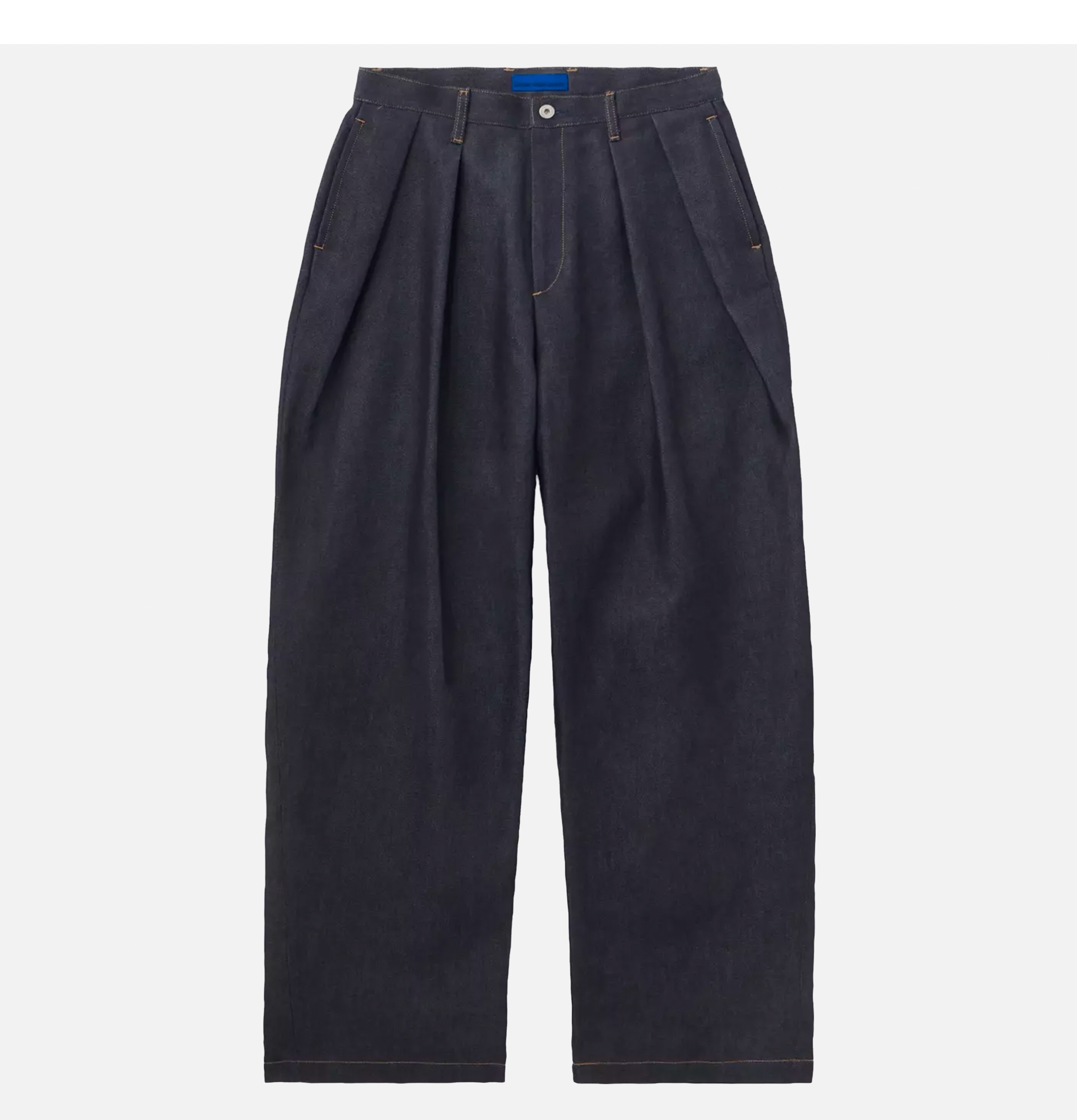 Japan Blue Jeans Light Two Tuck Loose Trousers 9oz Rigid