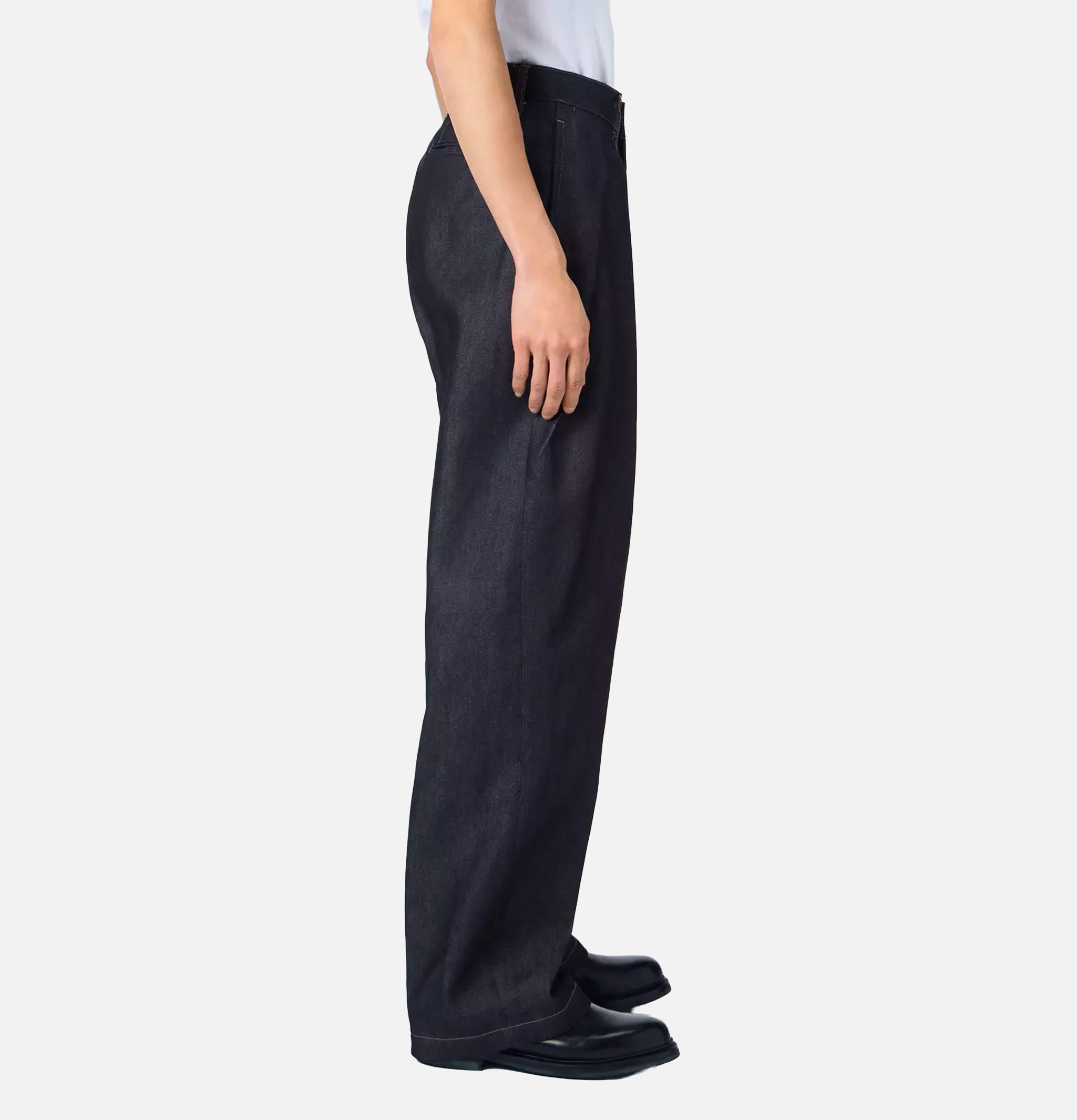 Japan Blue Jeans Light Two Tuck Loose Trousers 9oz Rigid