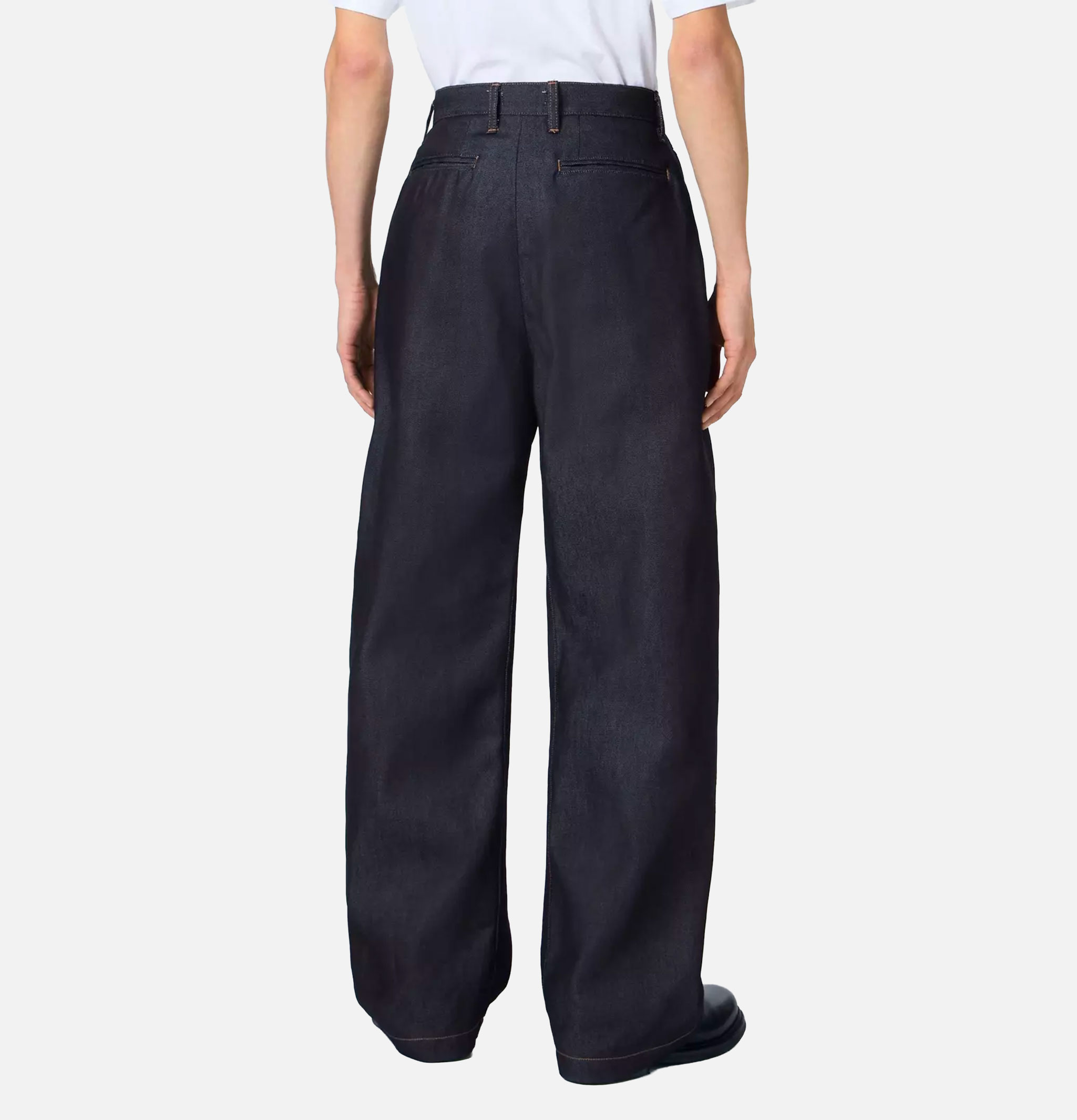 Japan Blue Jeans Light Two Tuck Loose Trousers 9oz Rigid