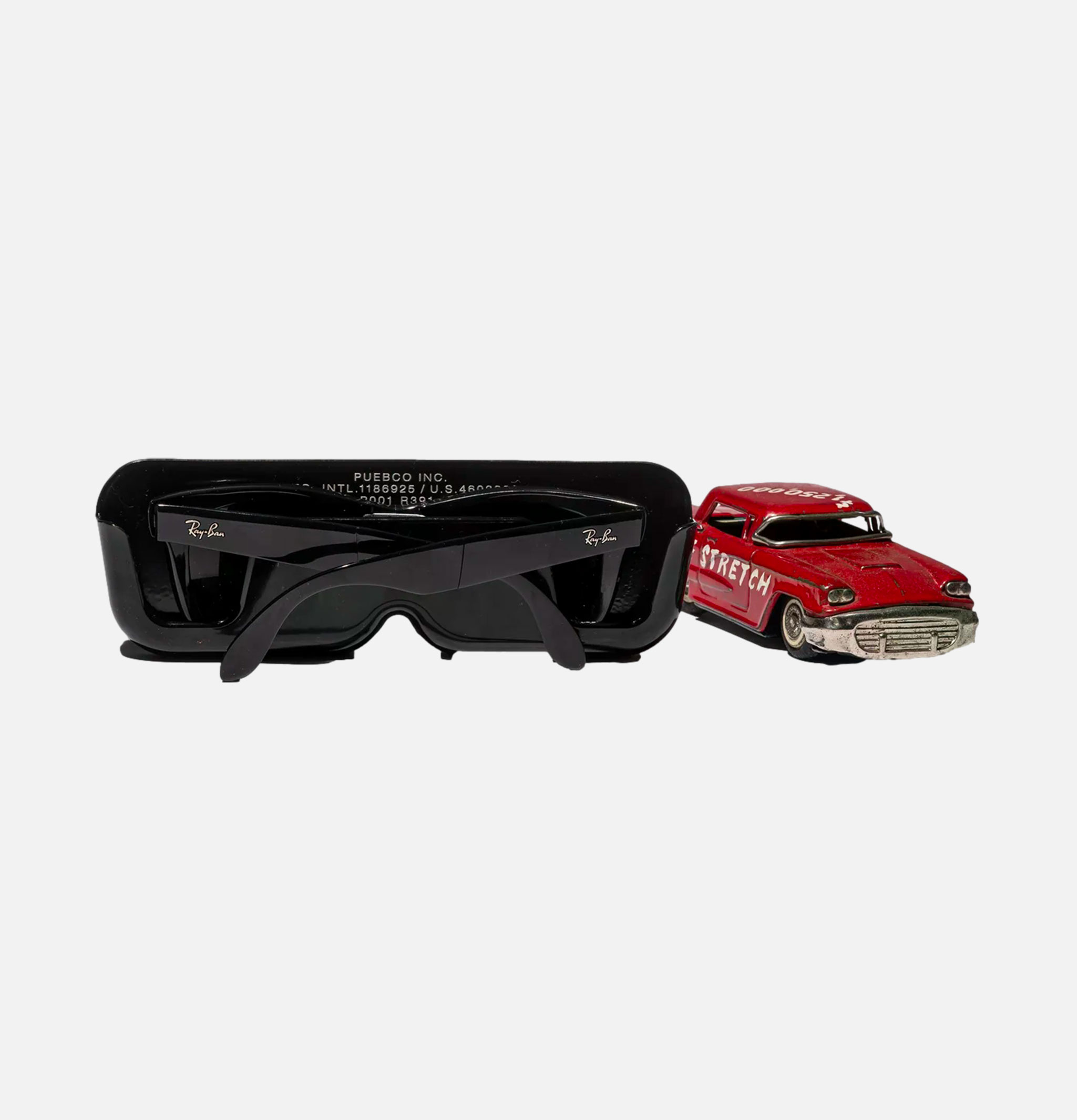 Puebco Al Die Casting Black Glasses Holder