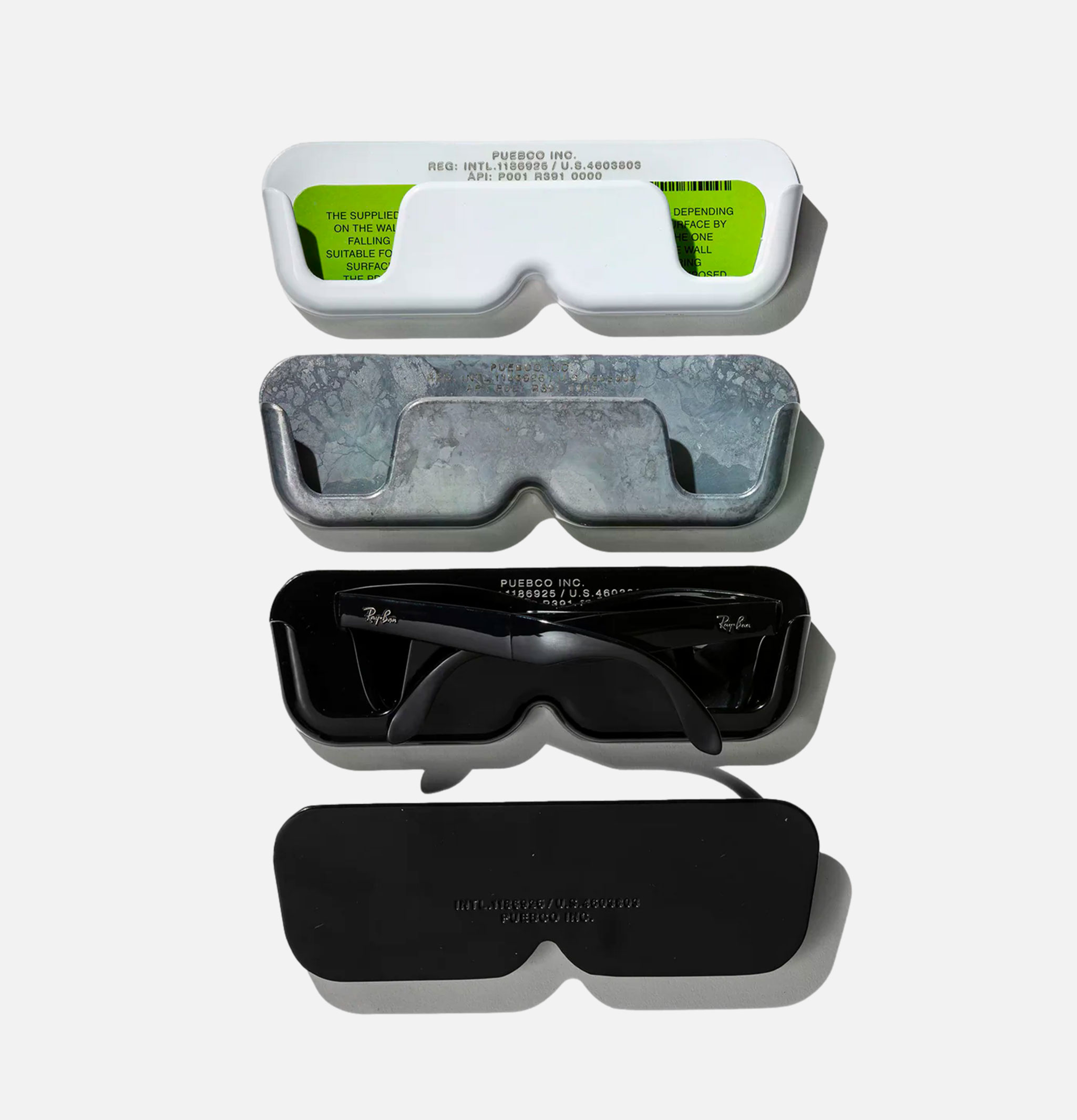 Puebco Al Die Casting Black Glasses Holder