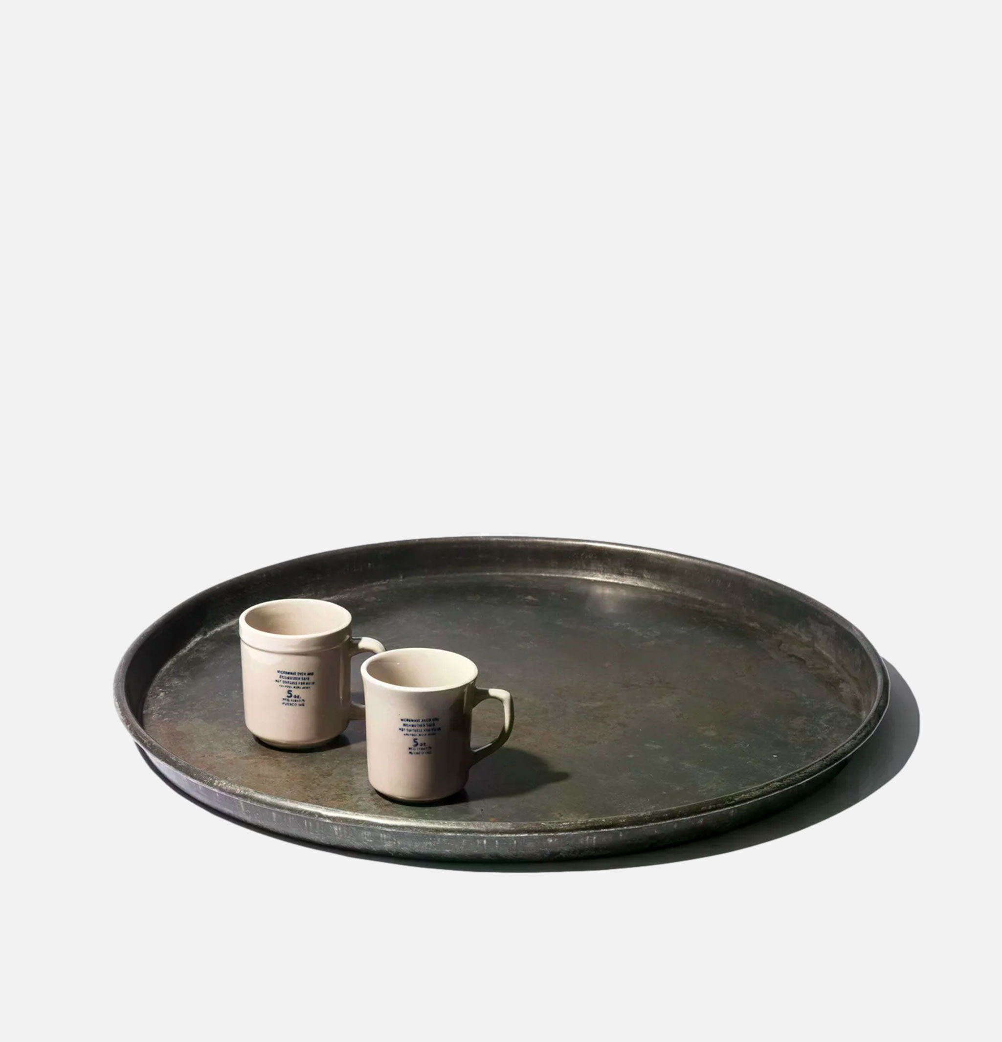 Puebco Ir Round Tray Gray