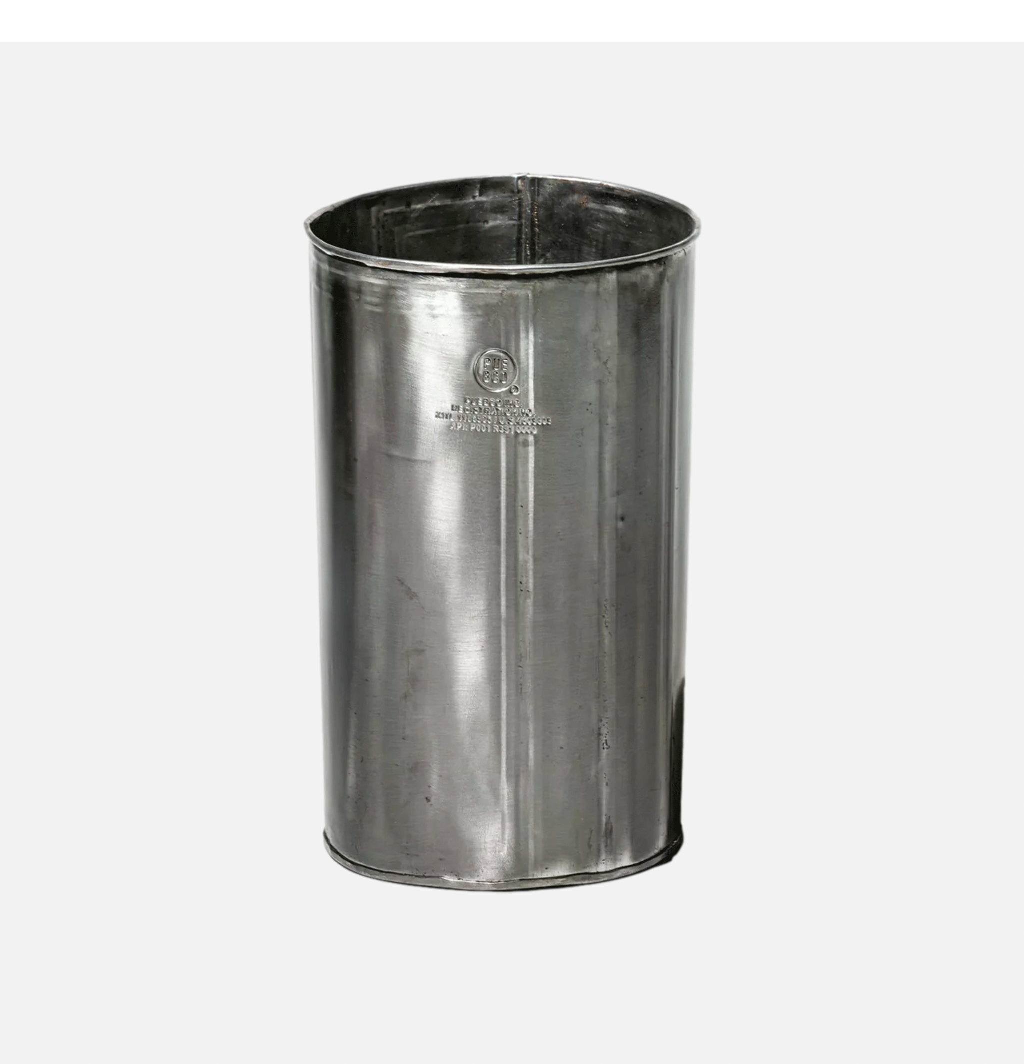 Puebco Ir Trash Can Round Dia 180 Gray