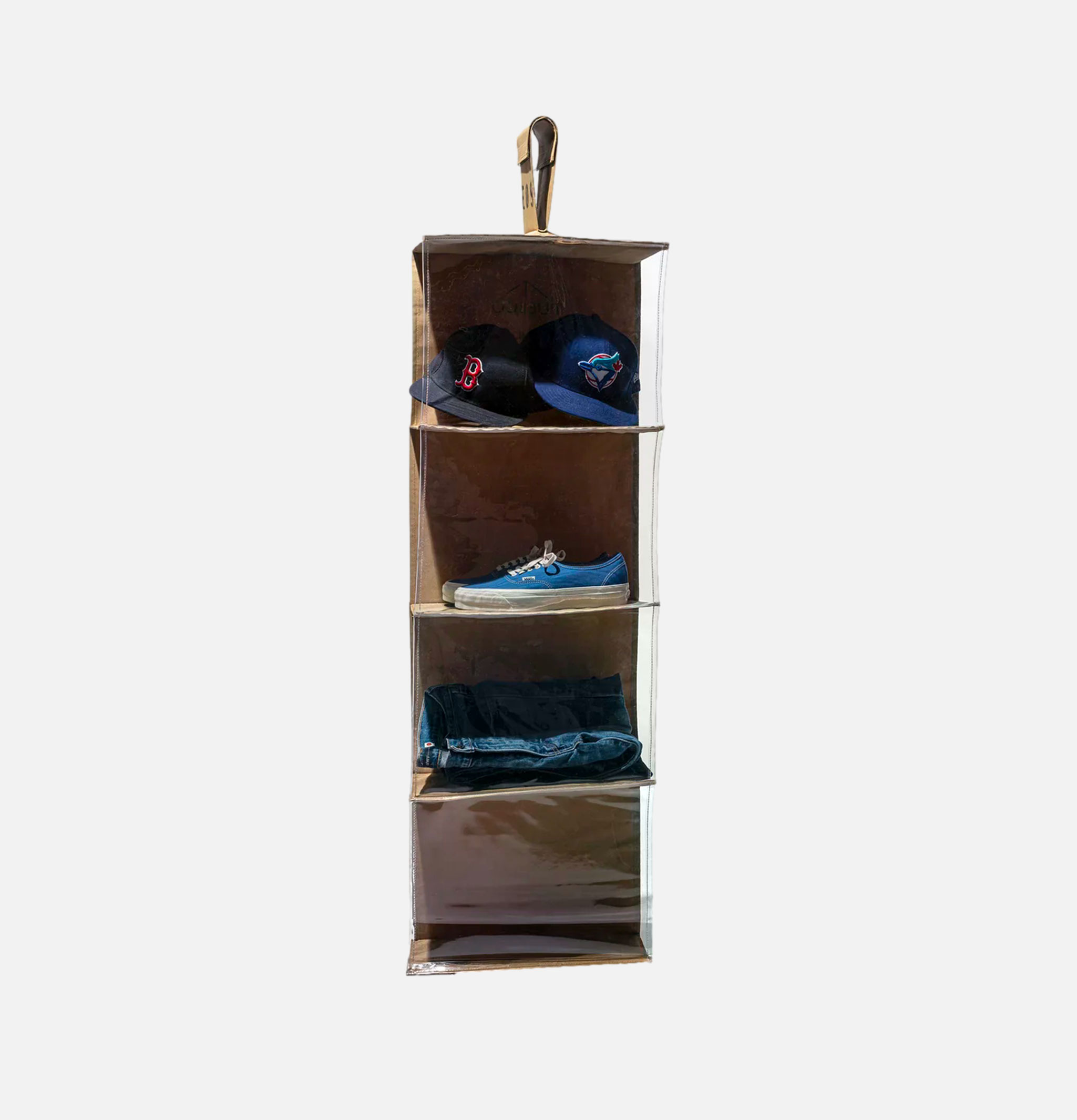 Puebco Rubberized Fabric Hanging Organizer