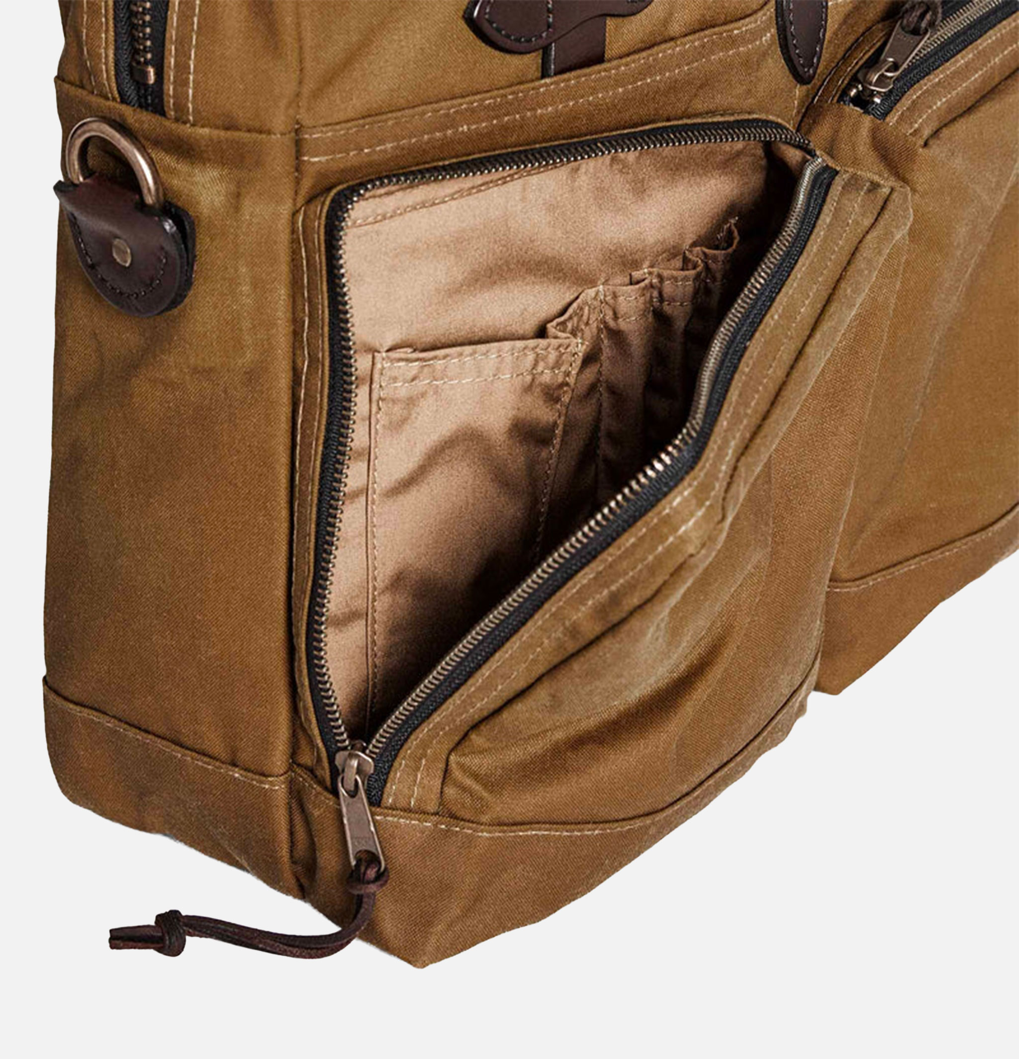 Filson 24 Hour Tin Briefcase Dark Tan