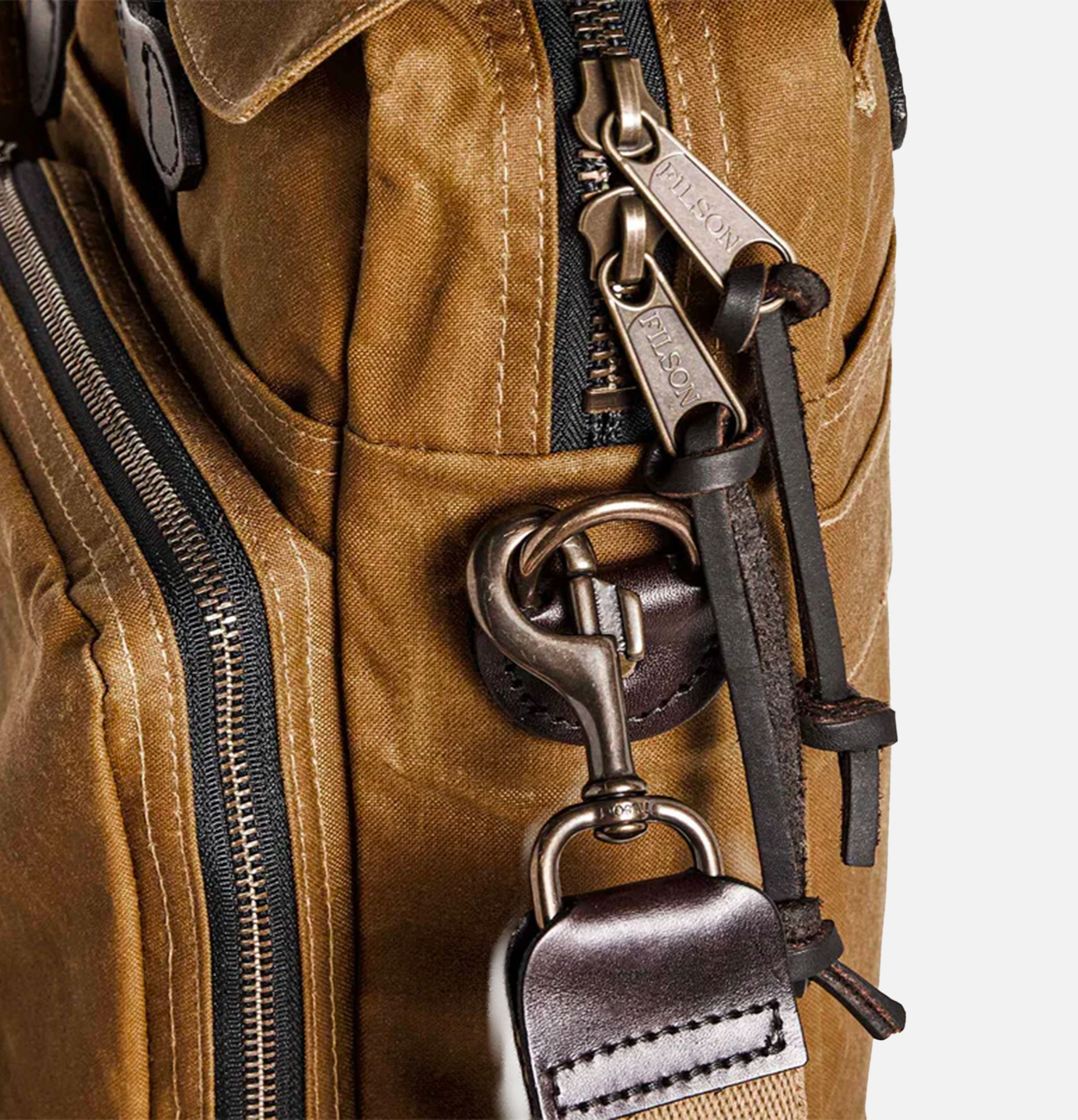 Filson 24 Hour Tin Briefcase Dark Tan