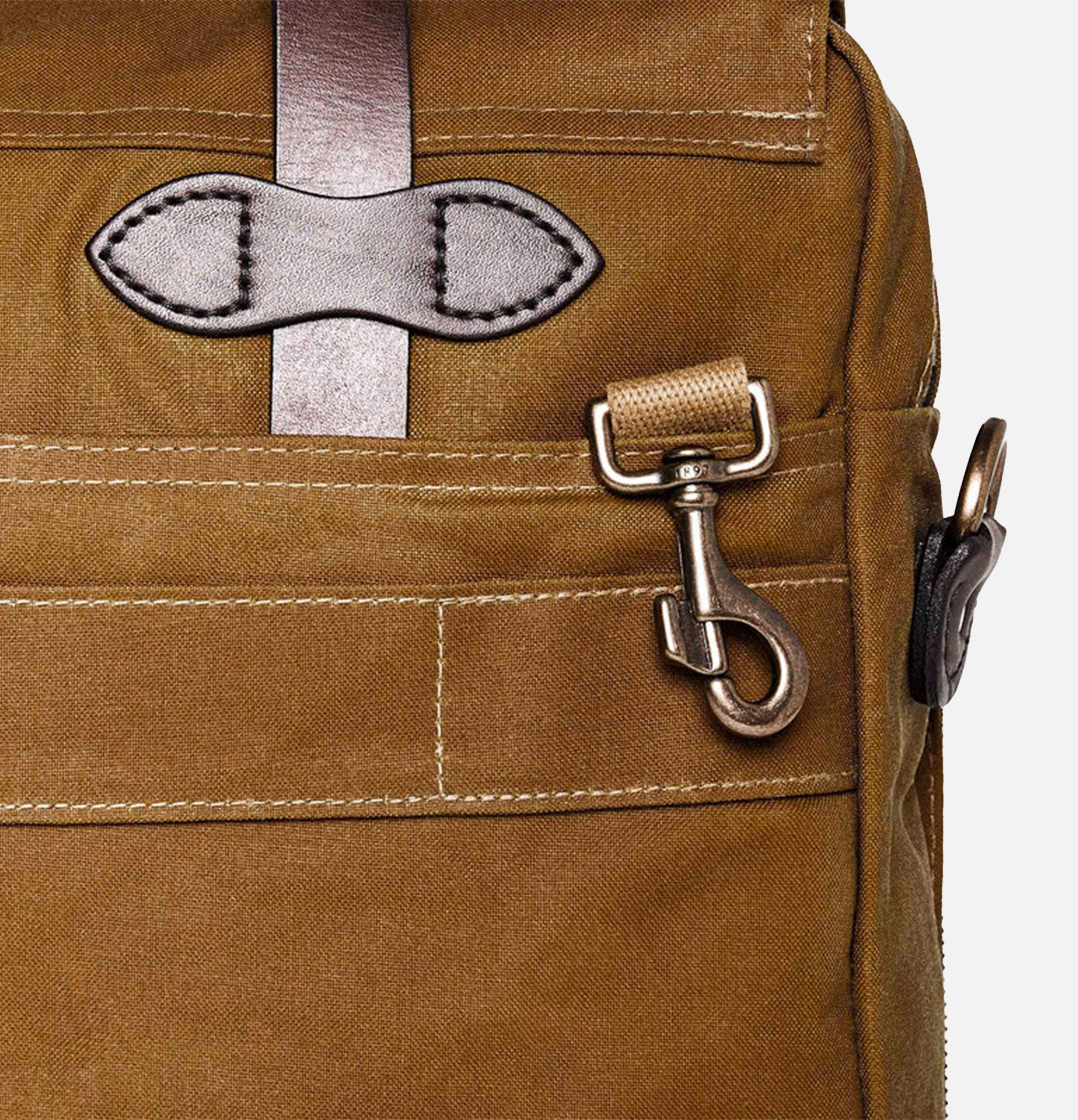 Filson 24 Hour Tin Briefcase Dark Tan