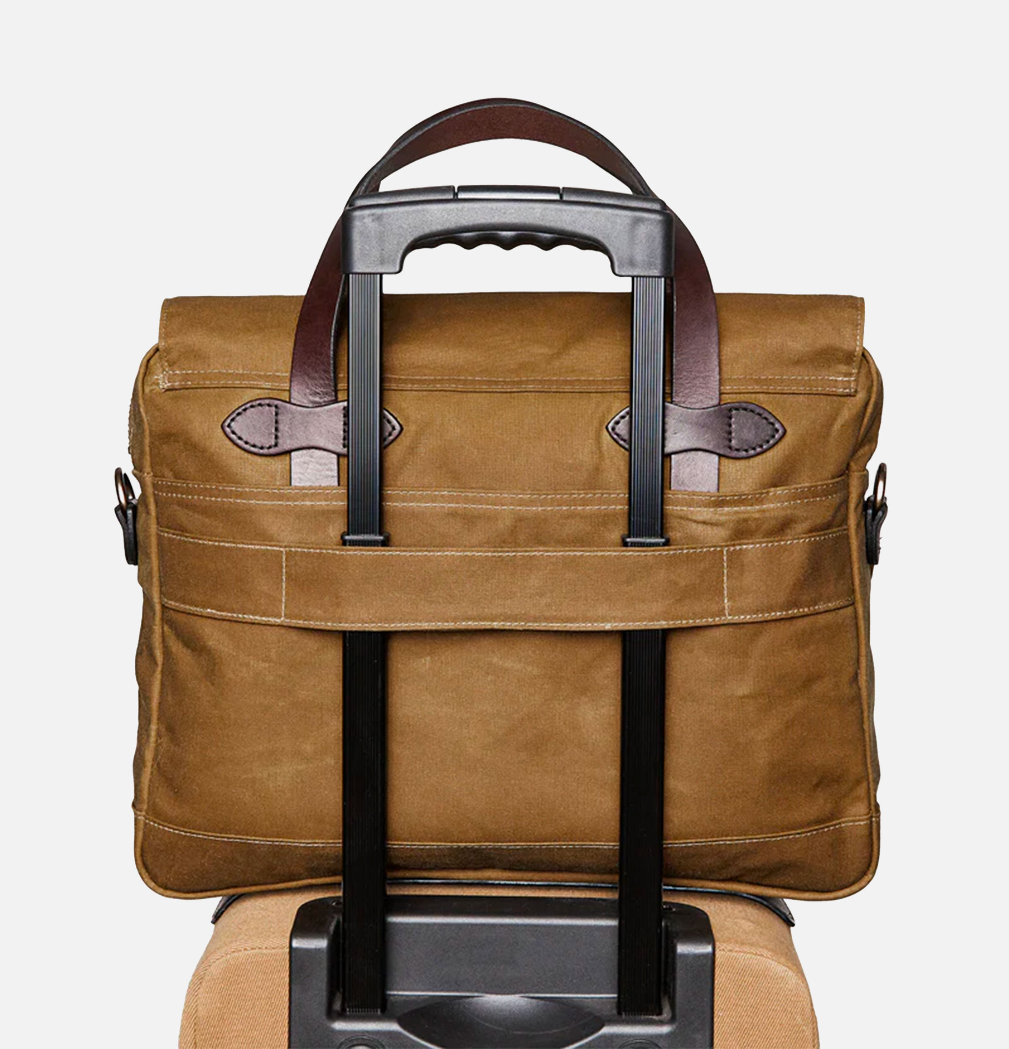 Filson 24 Hour Tin Briefcase Dark Tan