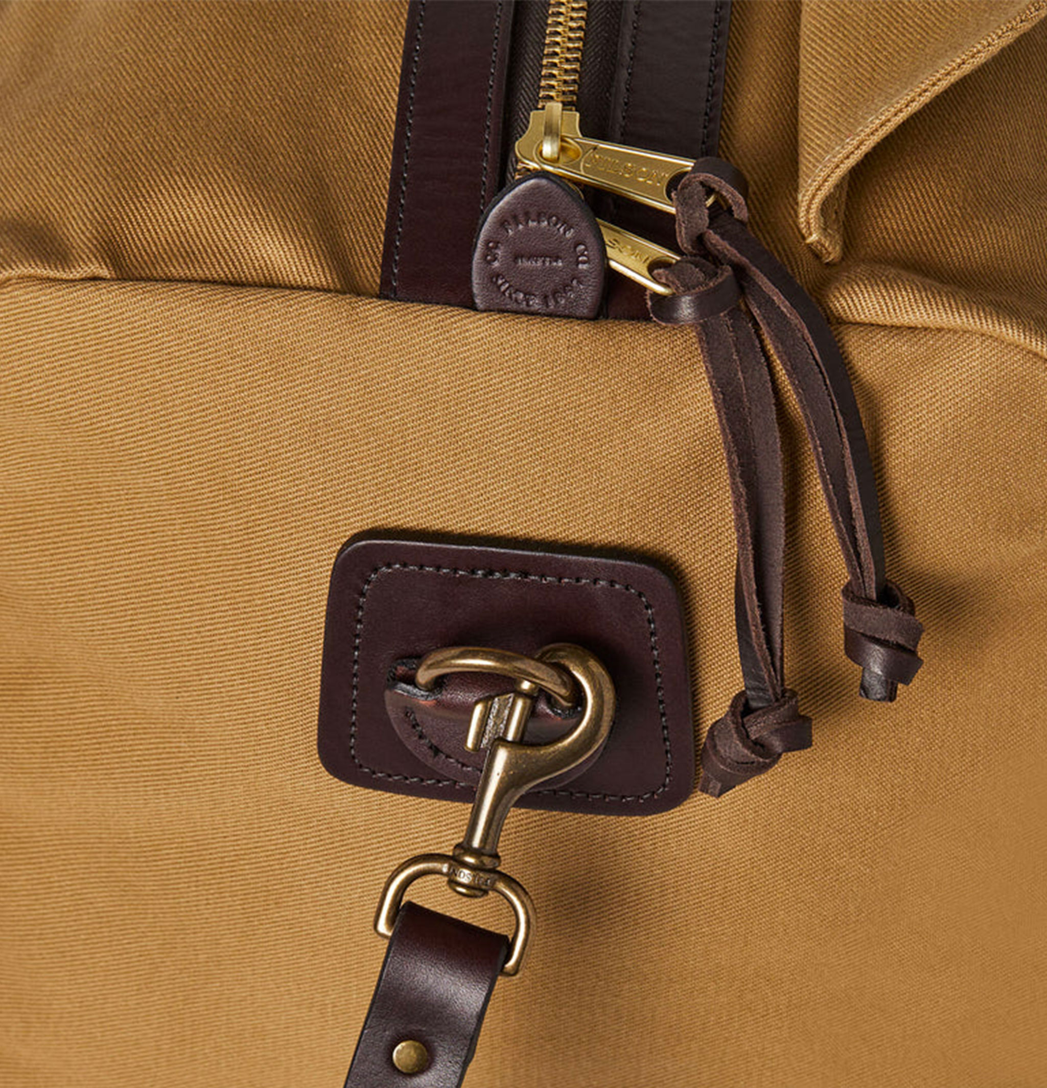 Filson Medium Tan Duffle Bag