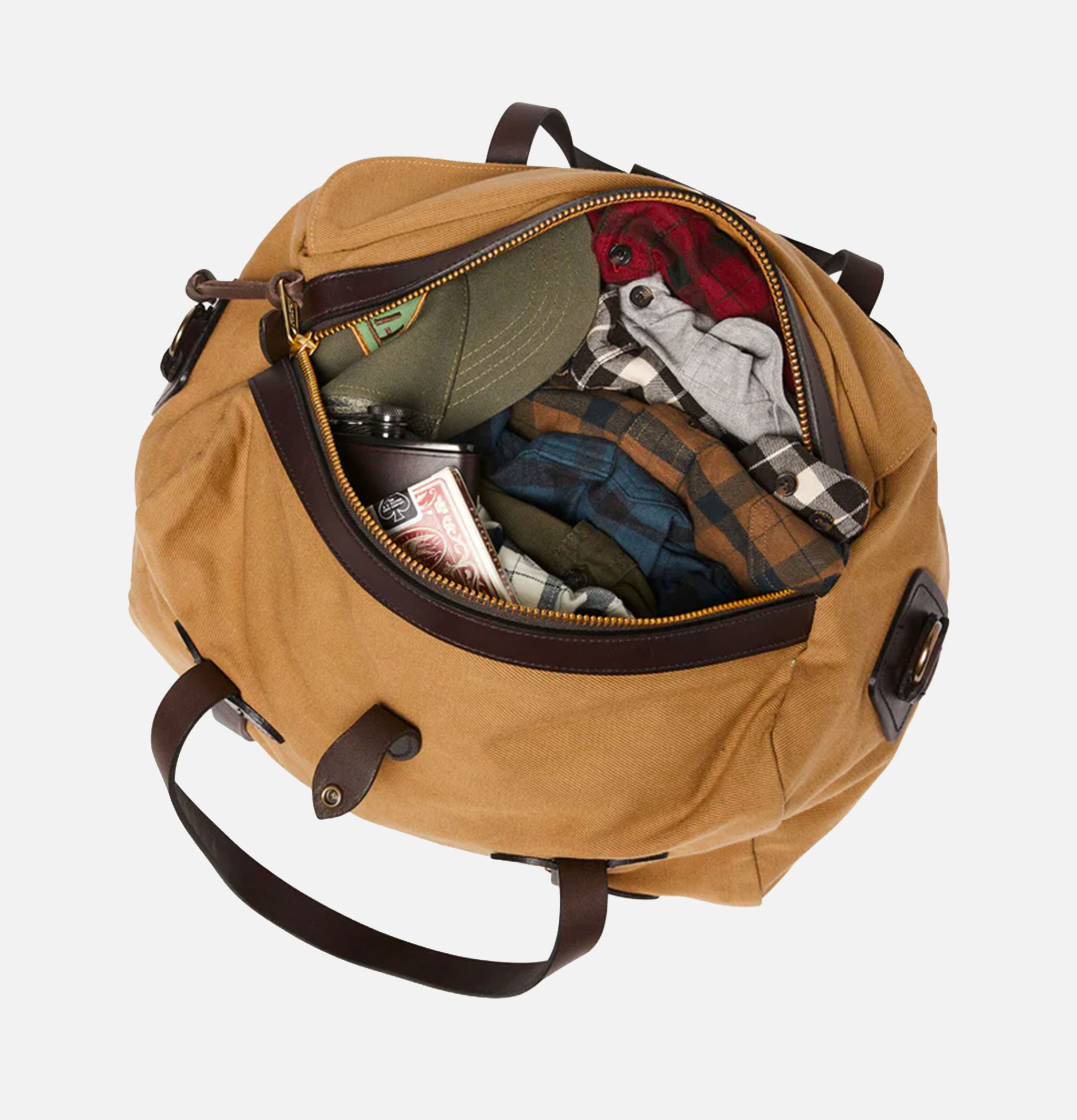 Filson Medium Tan Duffle Bag