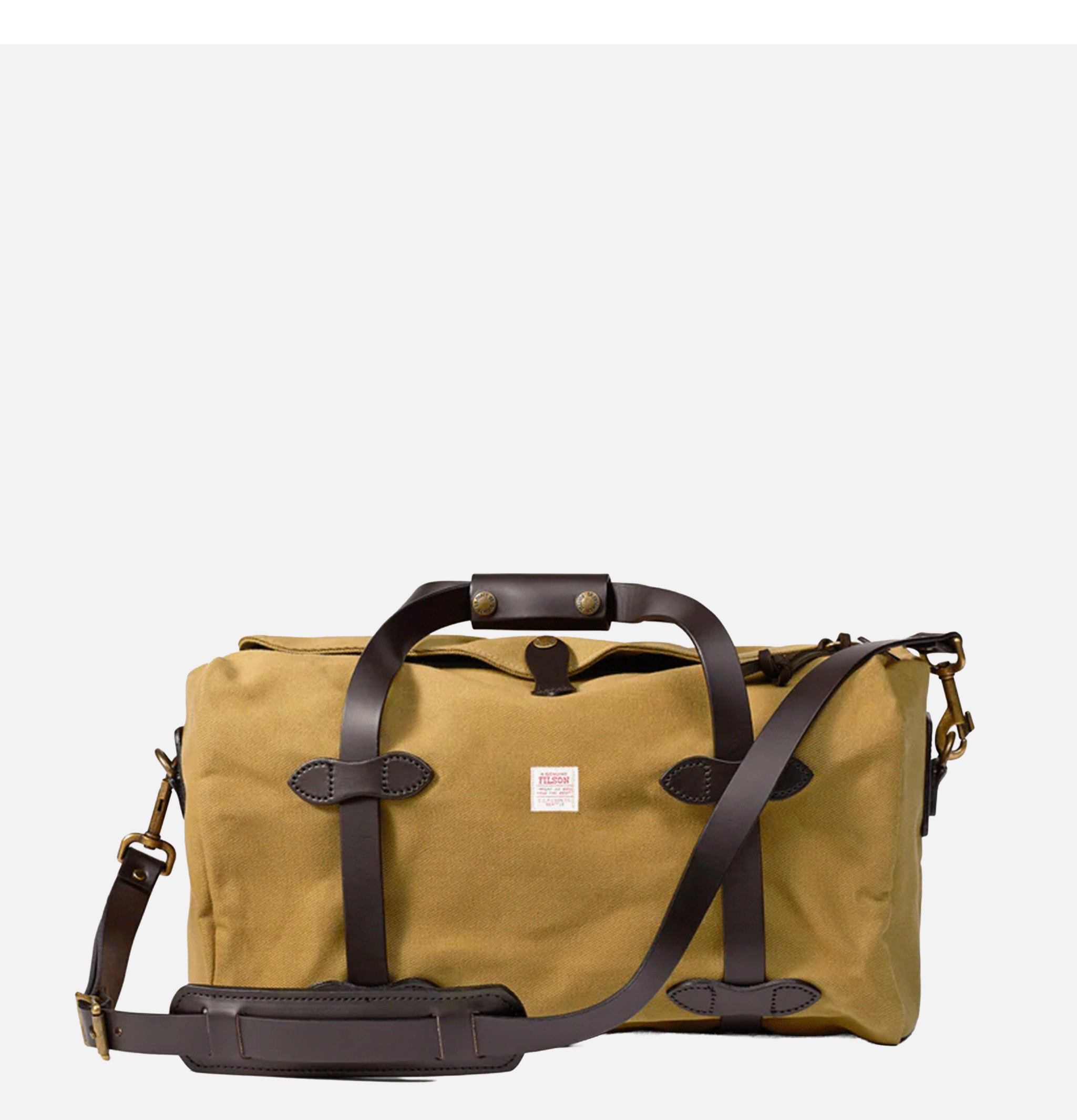 Filson Small Tan Duffle Bag