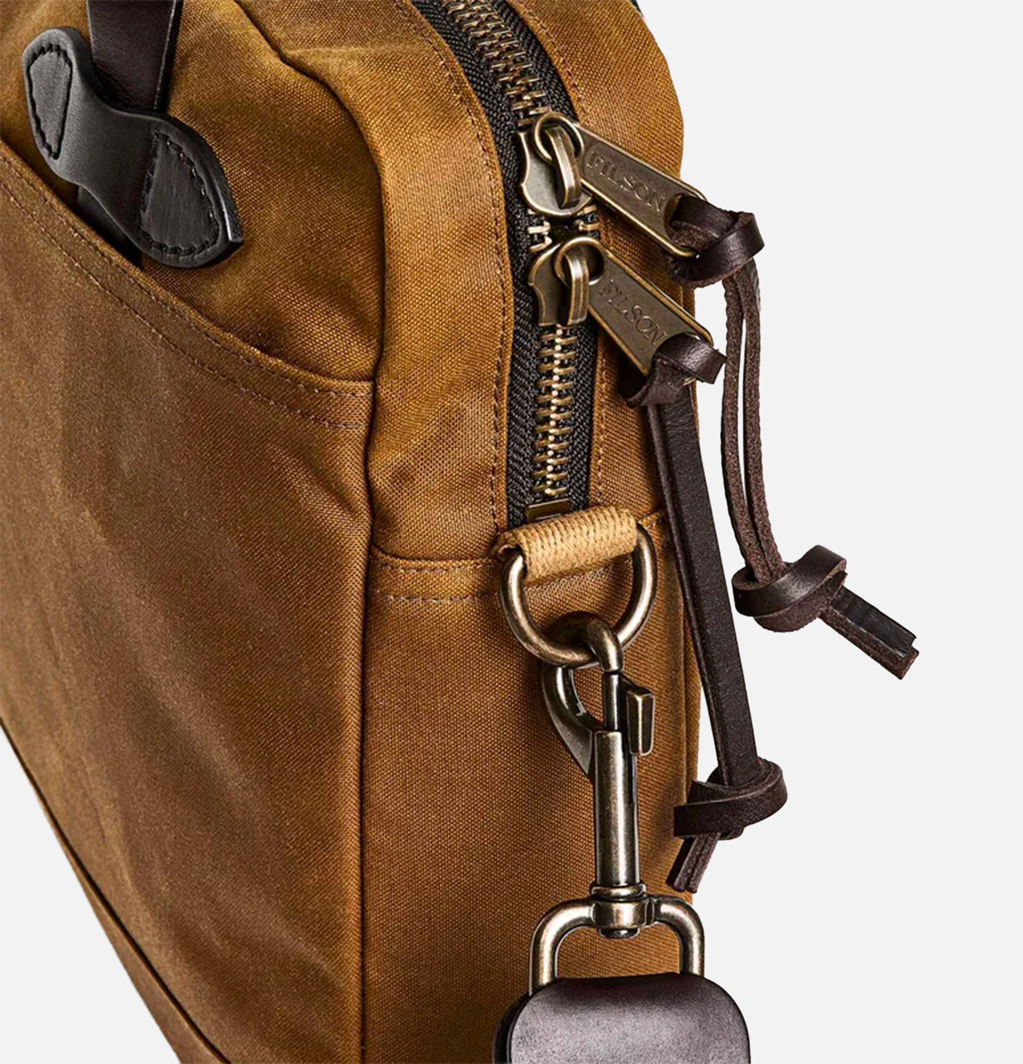 Filson Tin Cloth Compact Briefcase Tan