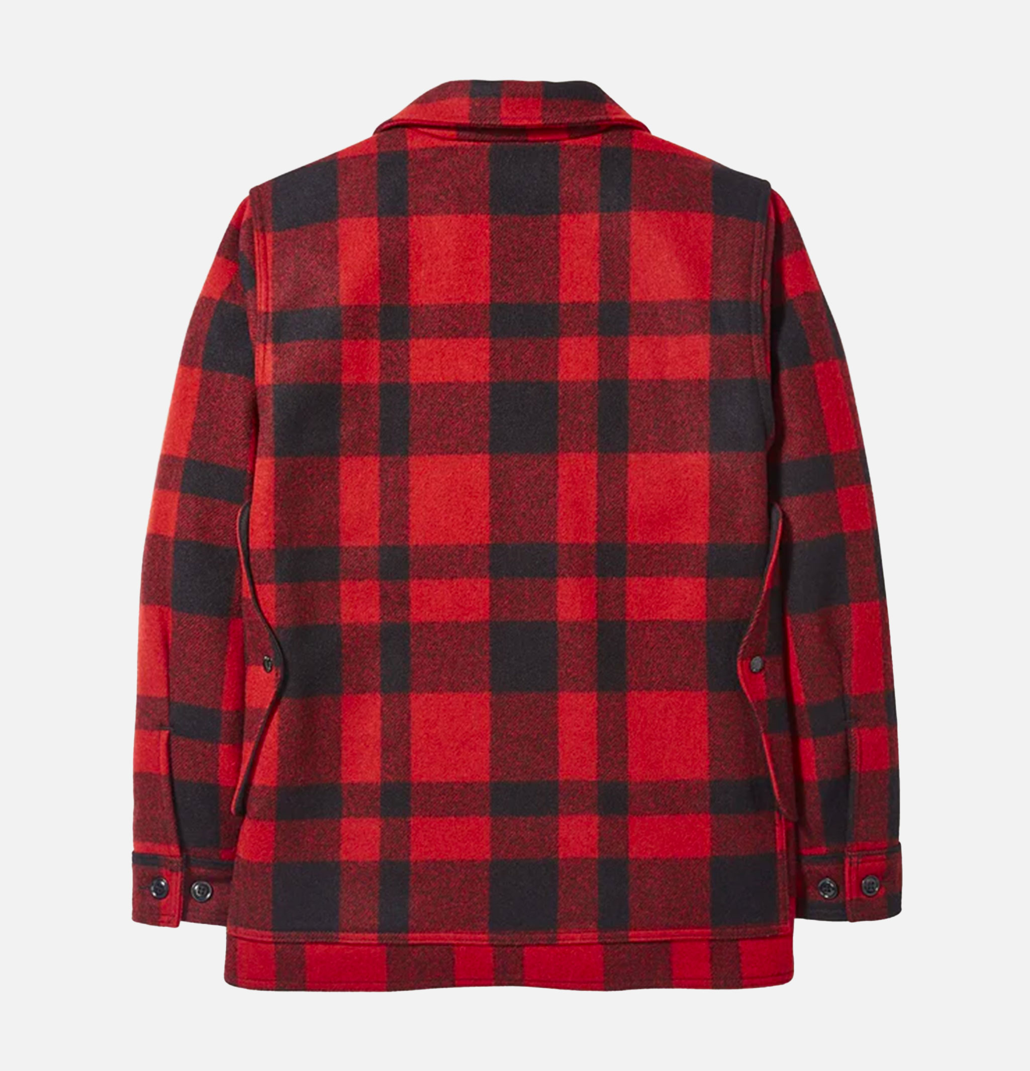 Filson Mackinaw Cruiser Jacket, Red and Black
