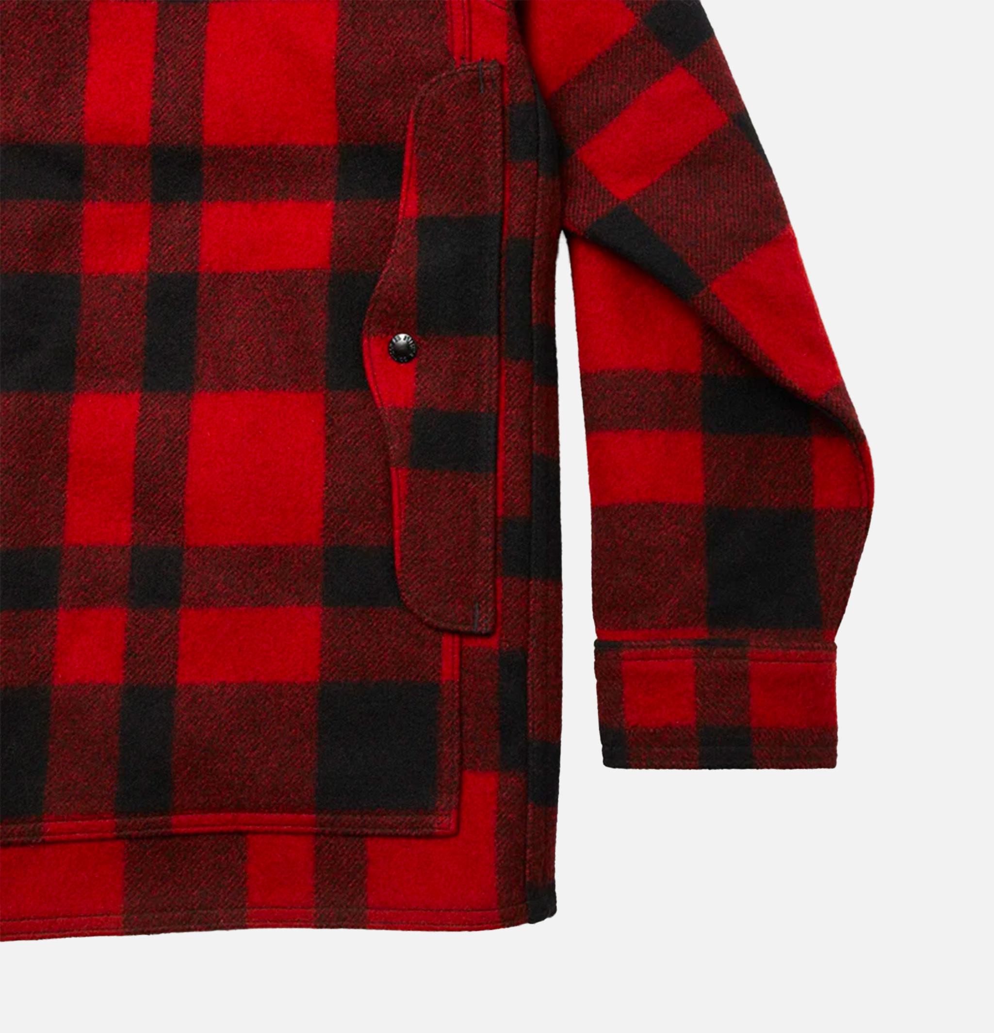 Filson Mackinaw Cruiser Jacket, Red and Black