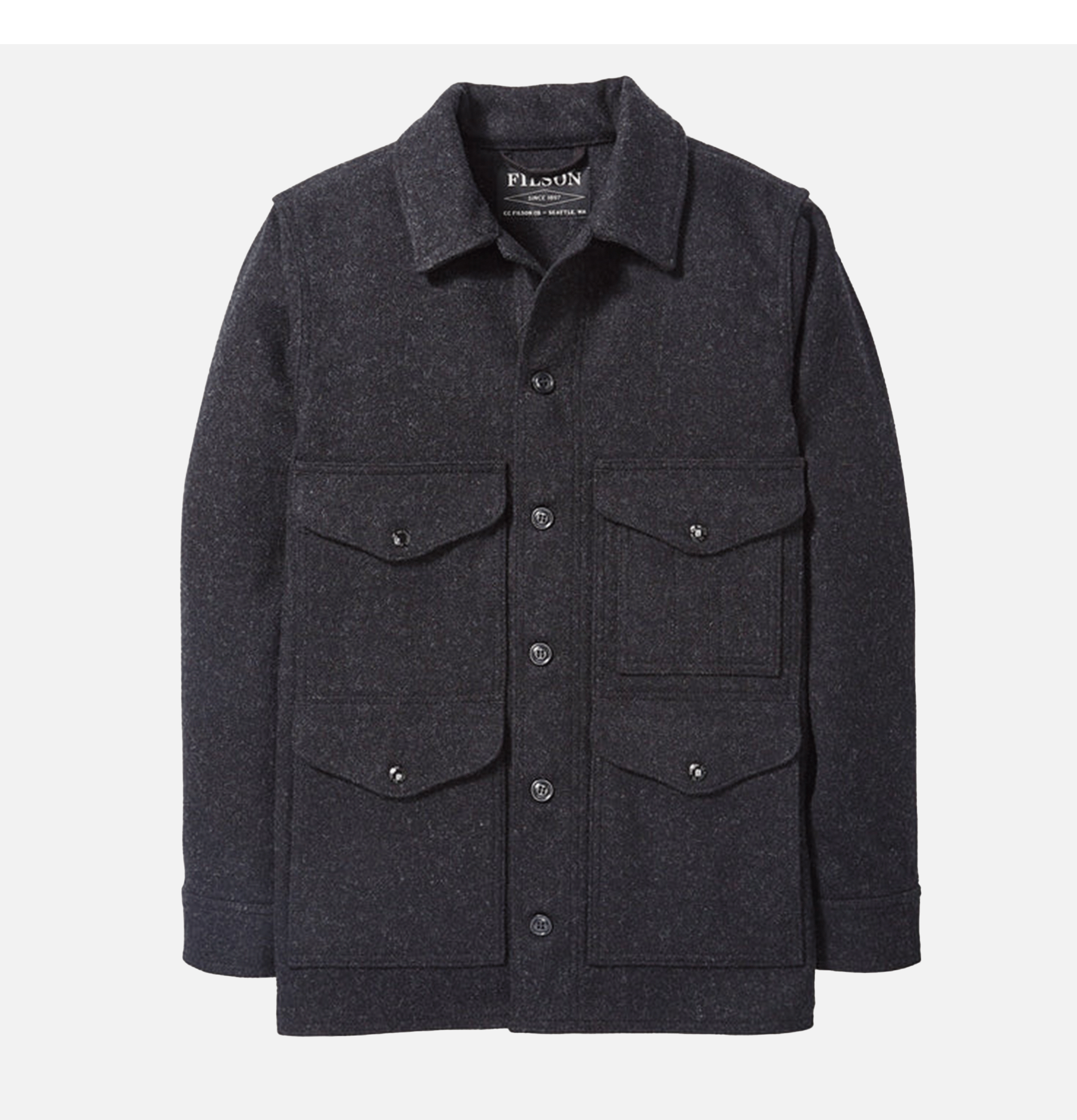 Filson Mackinaw Cruiser Jacket Charcoal