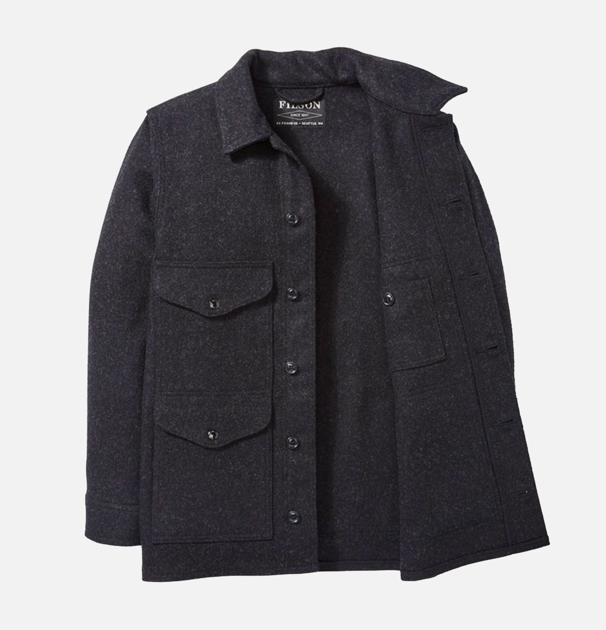 Filson Mackinaw Cruiser Jacket Charcoal