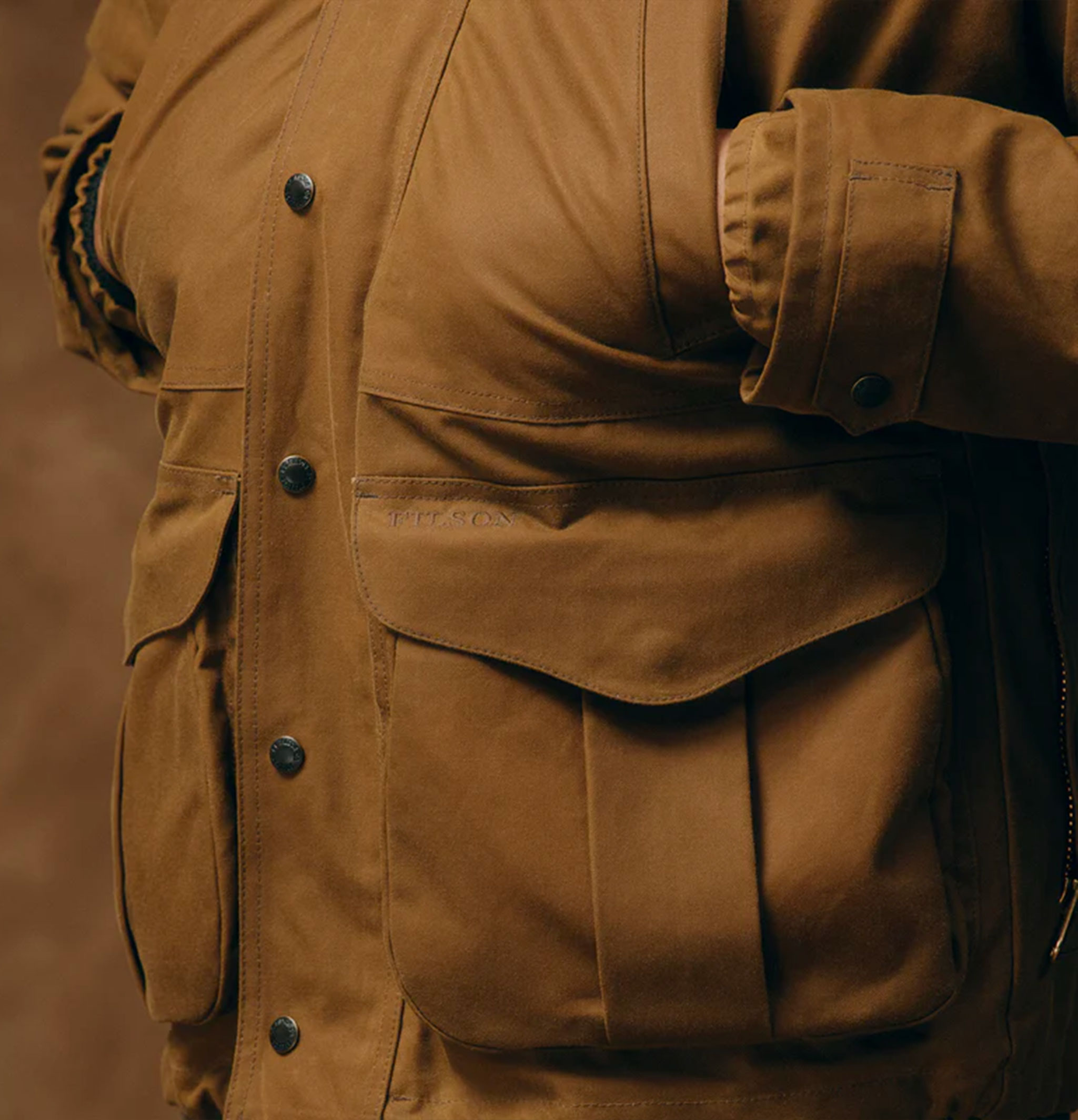 Filson Tin Cloth Field Tan Jacket