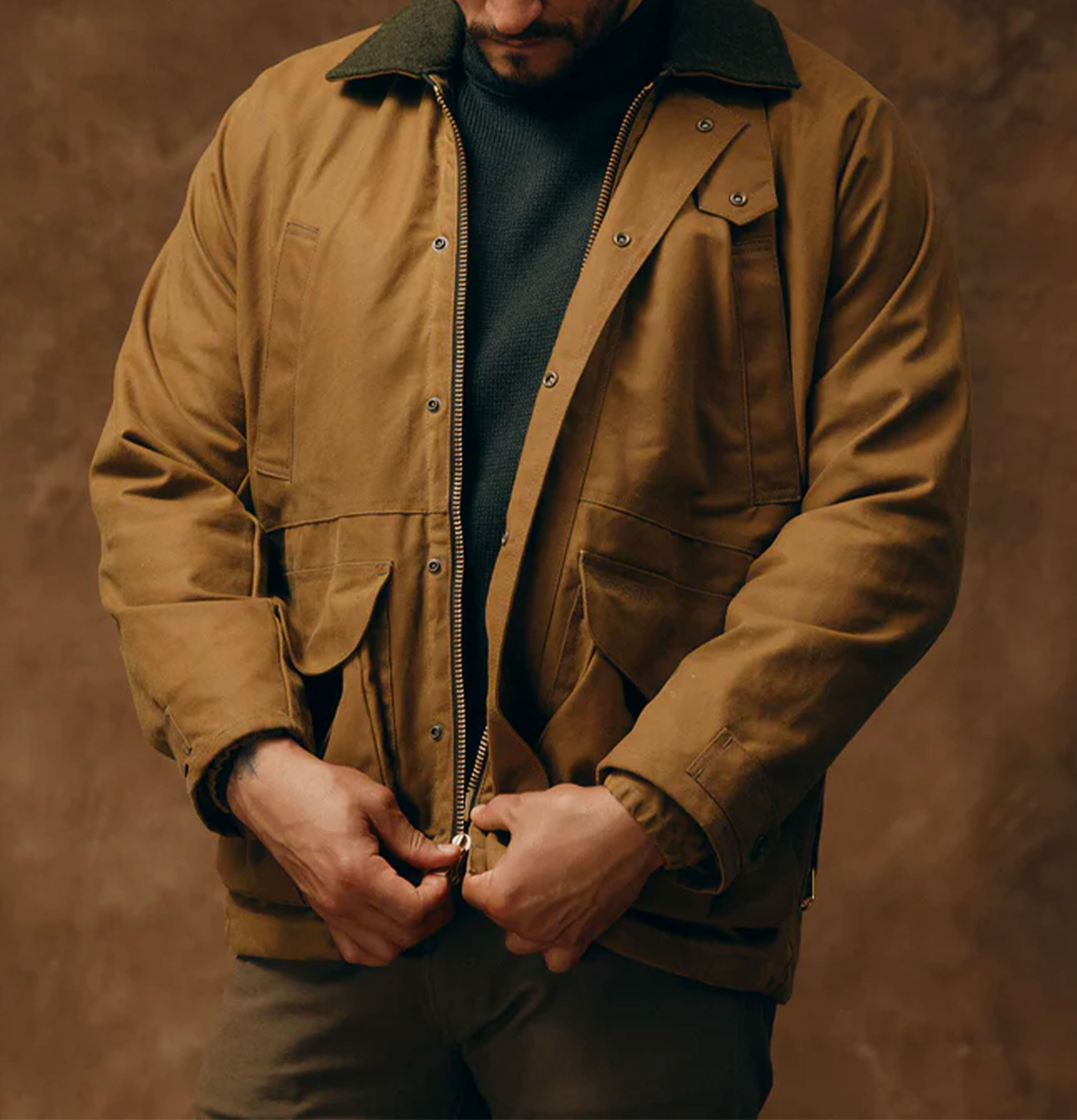 Filson Tin Cloth Field Tan Jacket