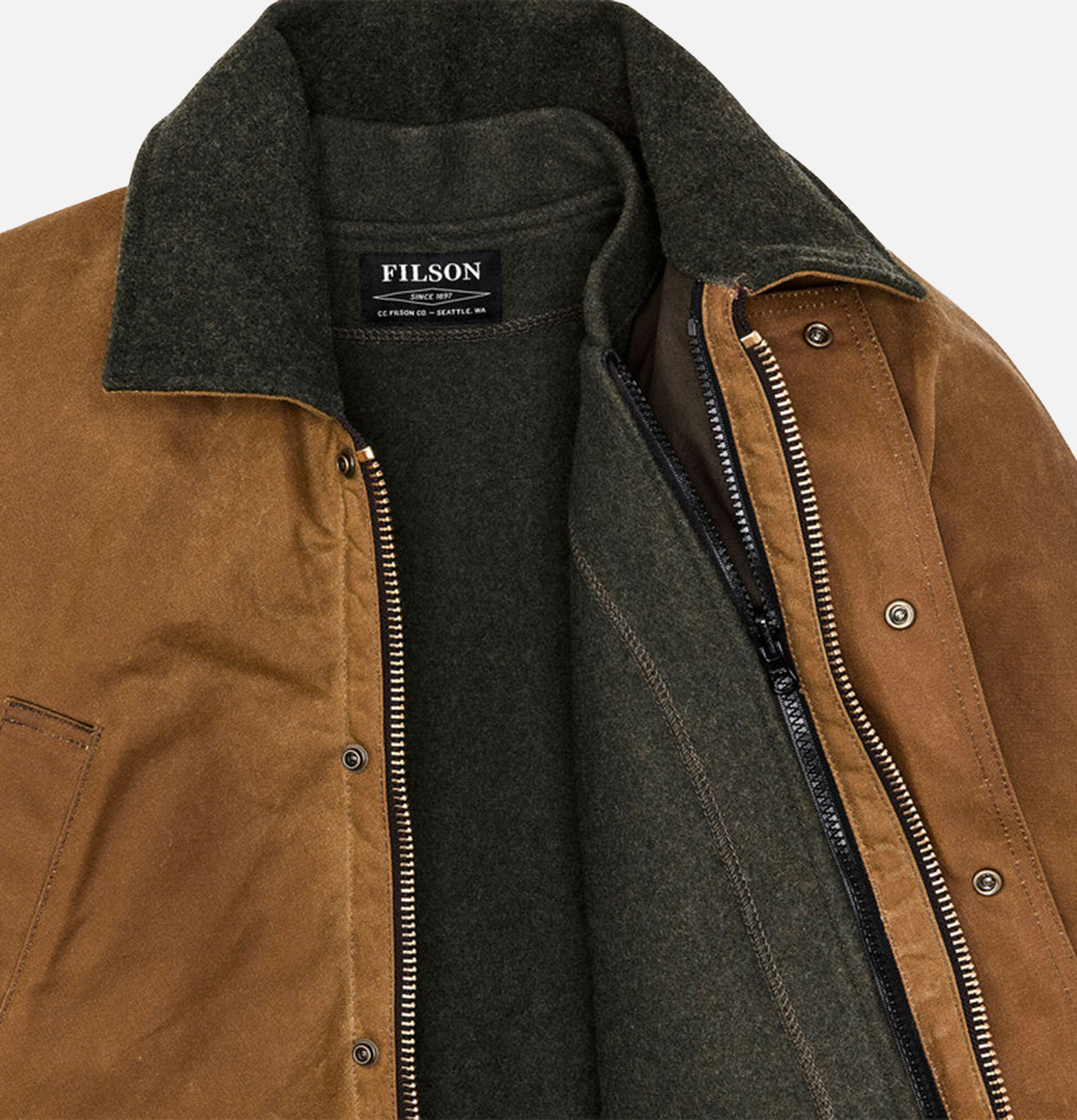 Filson Tin Cloth Field Tan Jacket