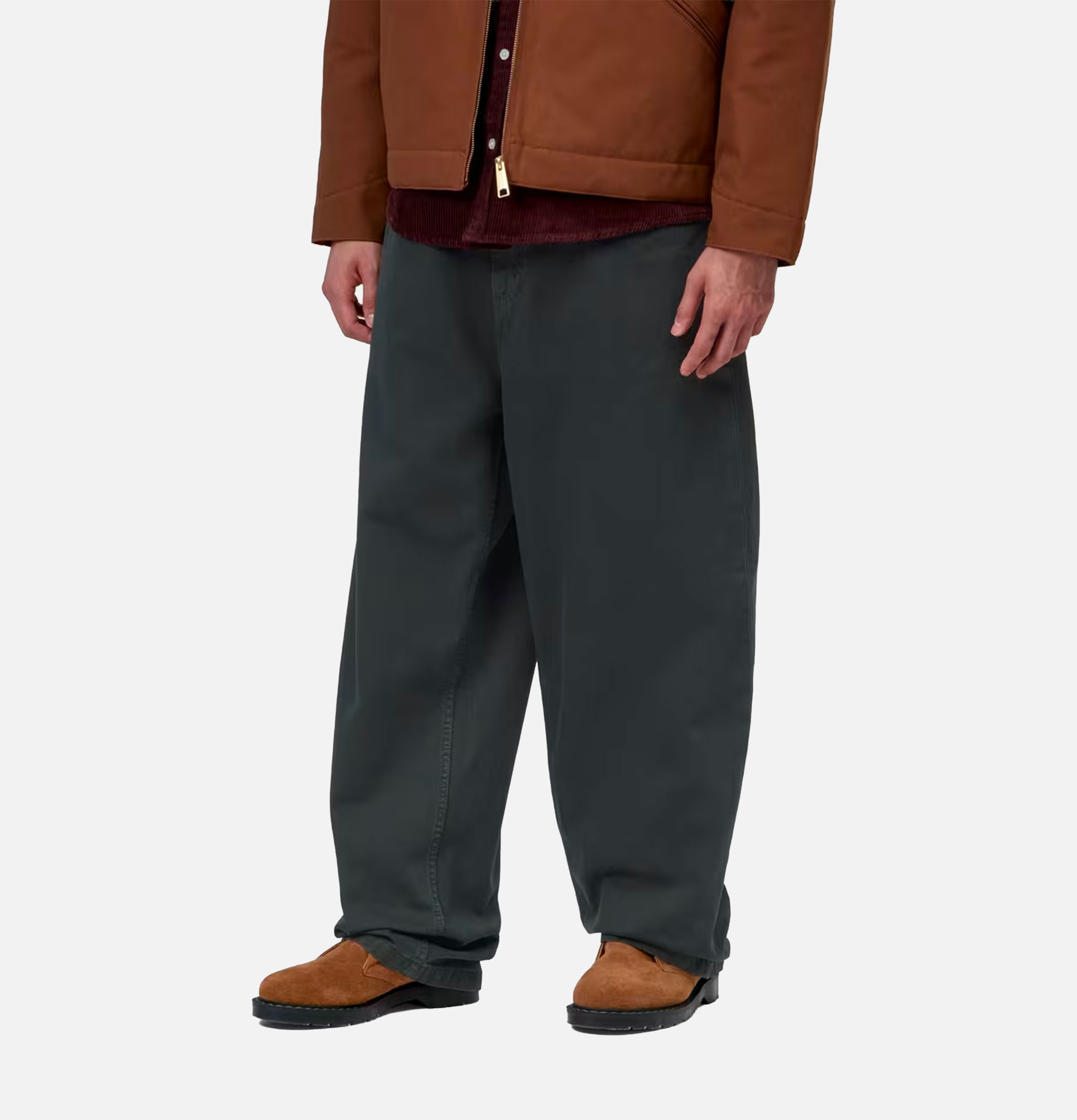 Carhartt WIP Brandon Pant Raven Stone Dyed