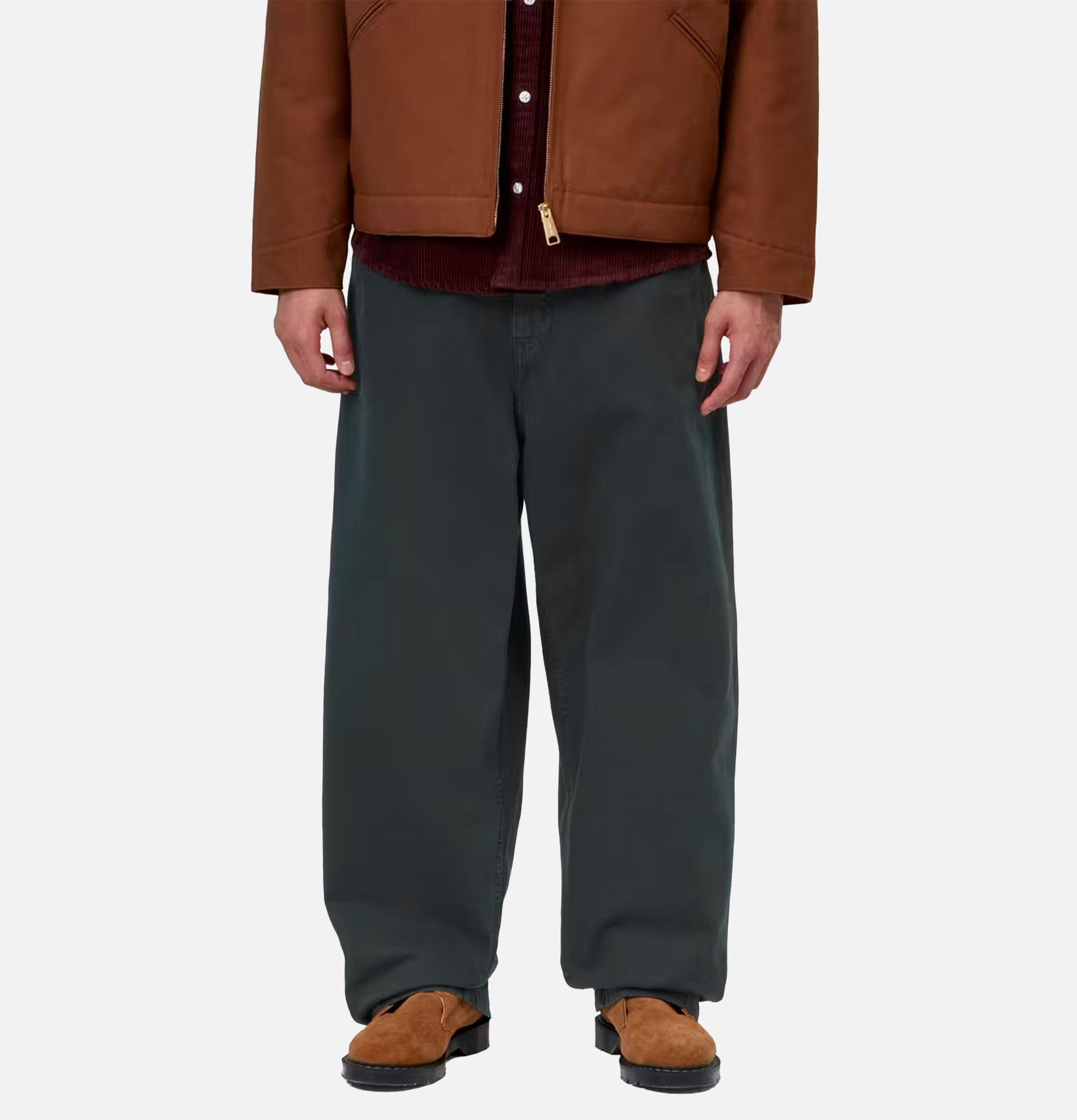 Carhartt WIP Brandon Pant Raven Stone Dyed