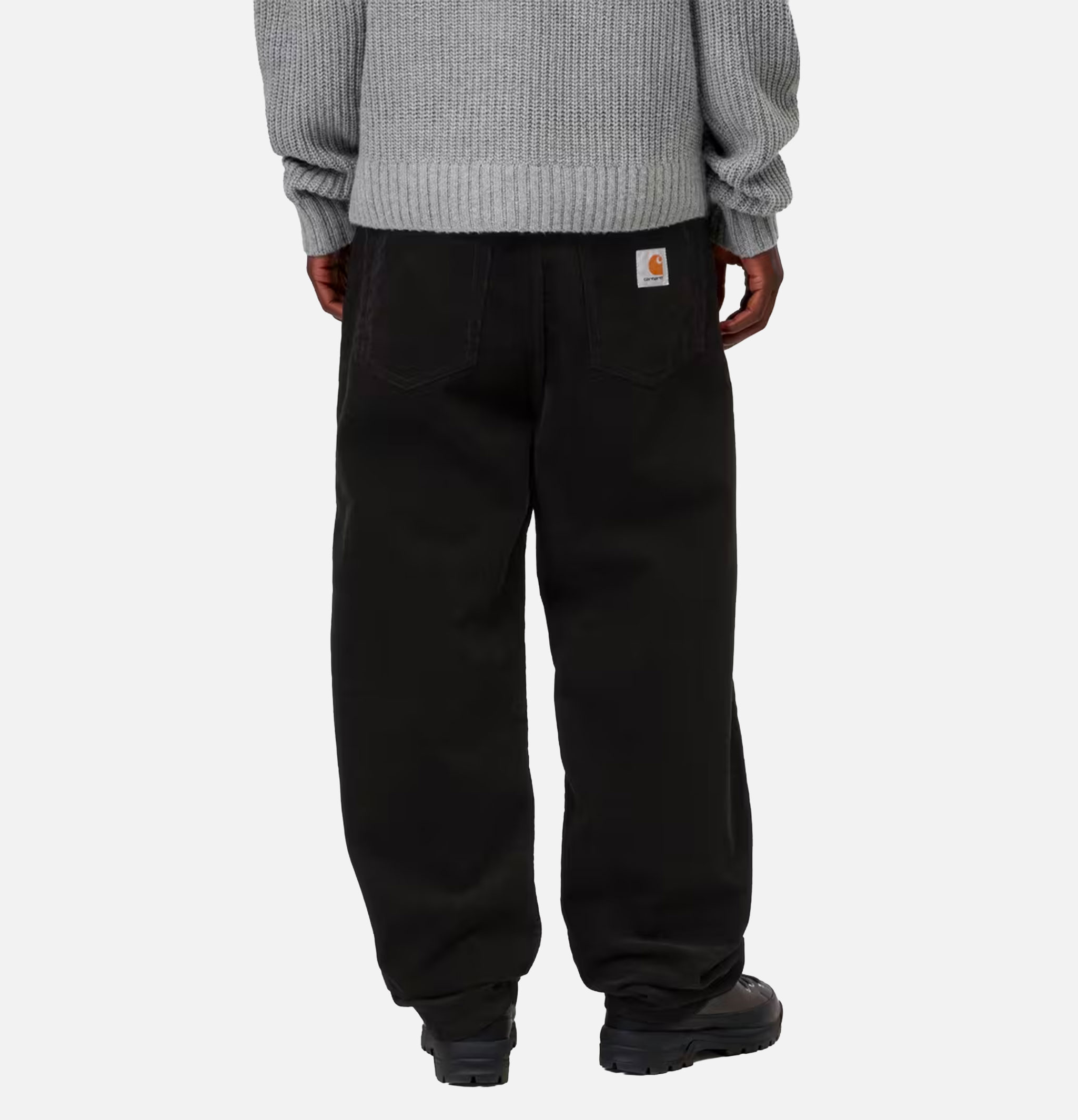 Carhartt WIP Aaron Pant Corduroy Black Rinsed