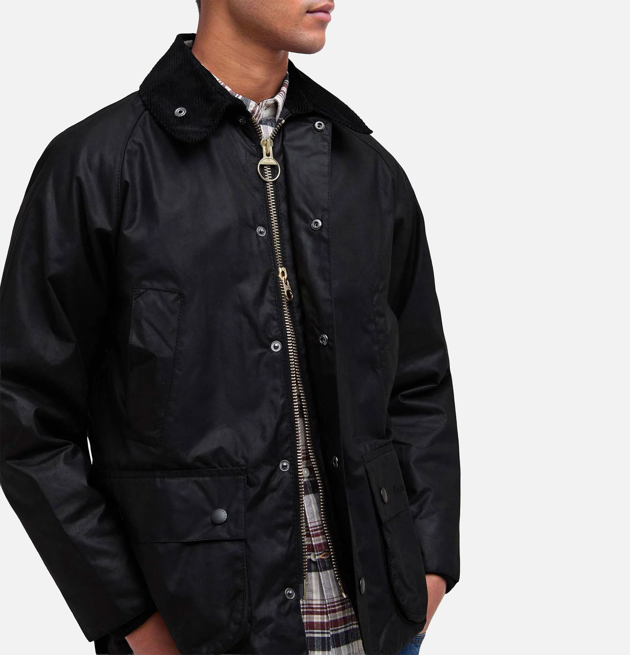 Barbour Bedale® Waxed Jacket in Black