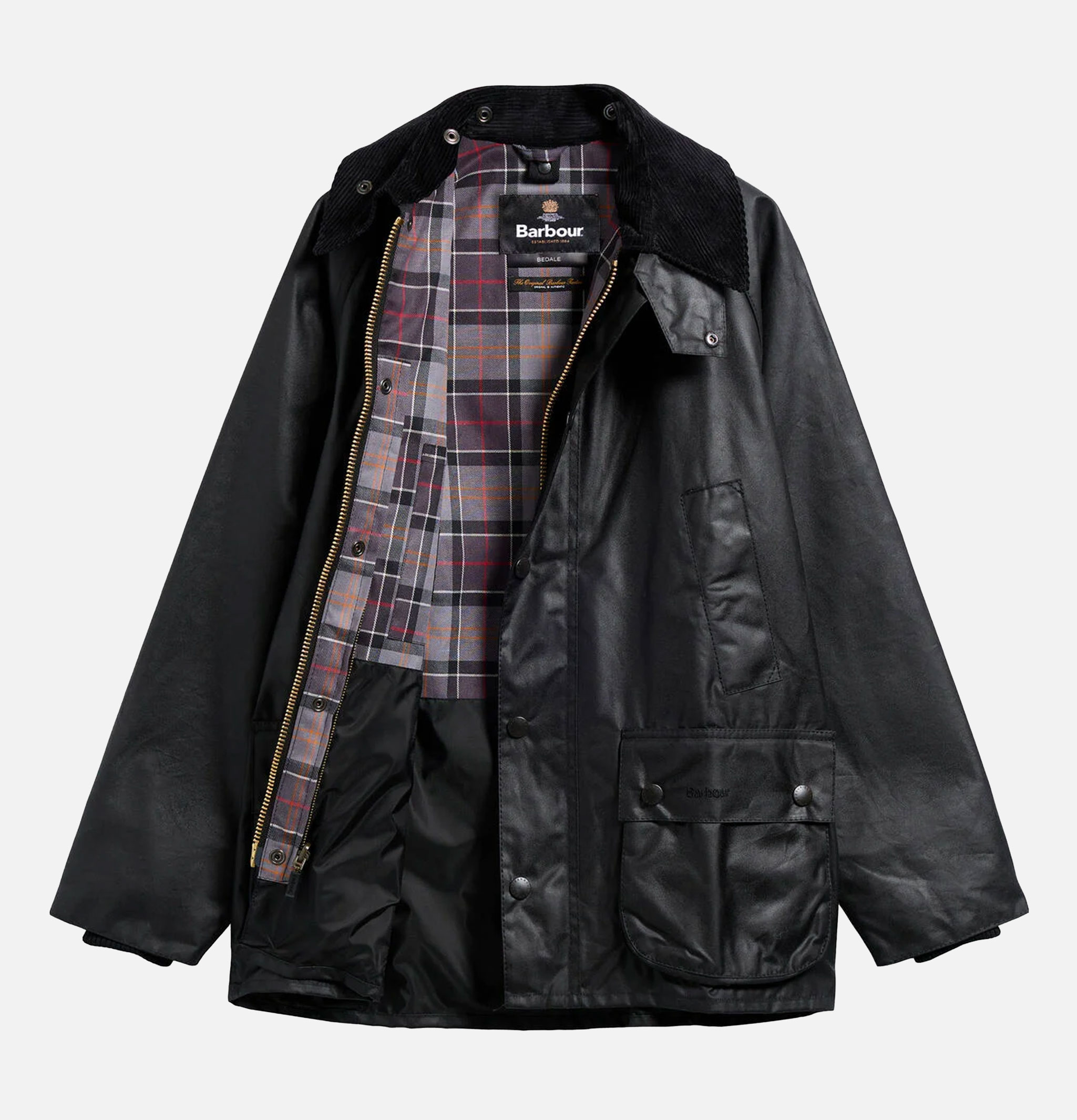 Barbour Bedale® Waxed Jacket in Black