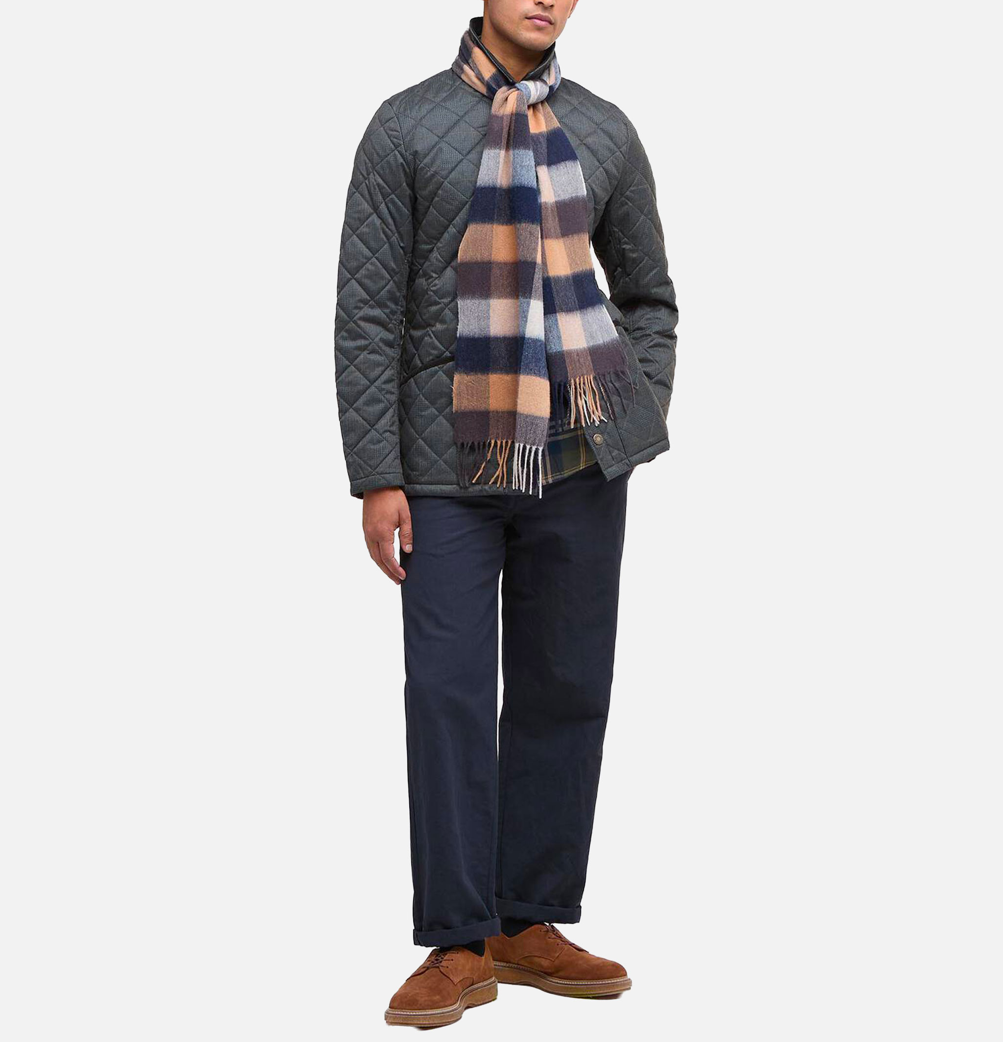 Barbour Écharpe Lambswool Tattersall Autumn Dress