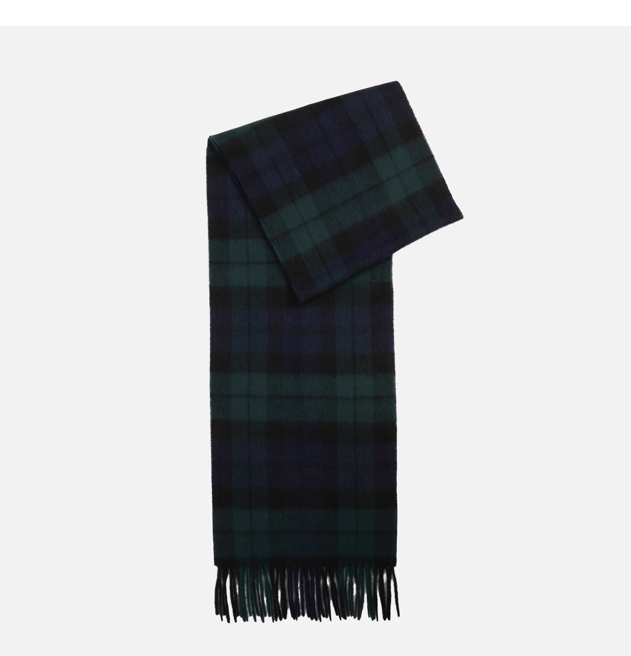 Barbour New Check Tartan Black Watch Scarf