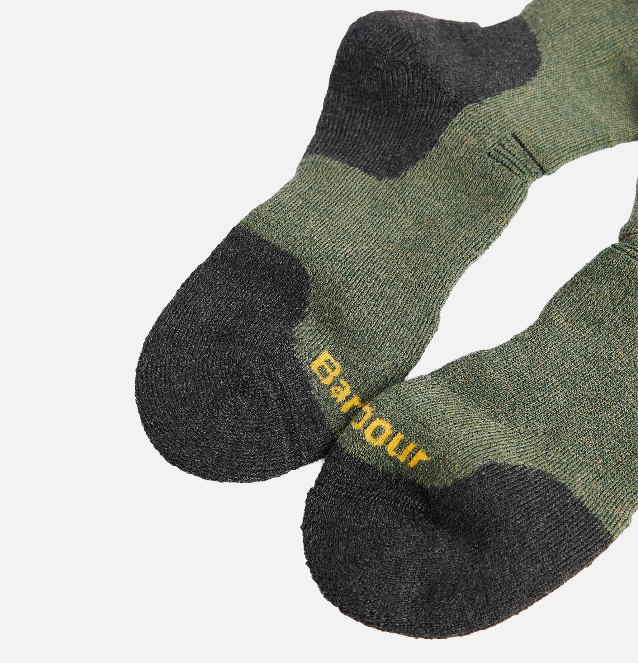 Barbour Cragg Boot Socks, Olive Mix