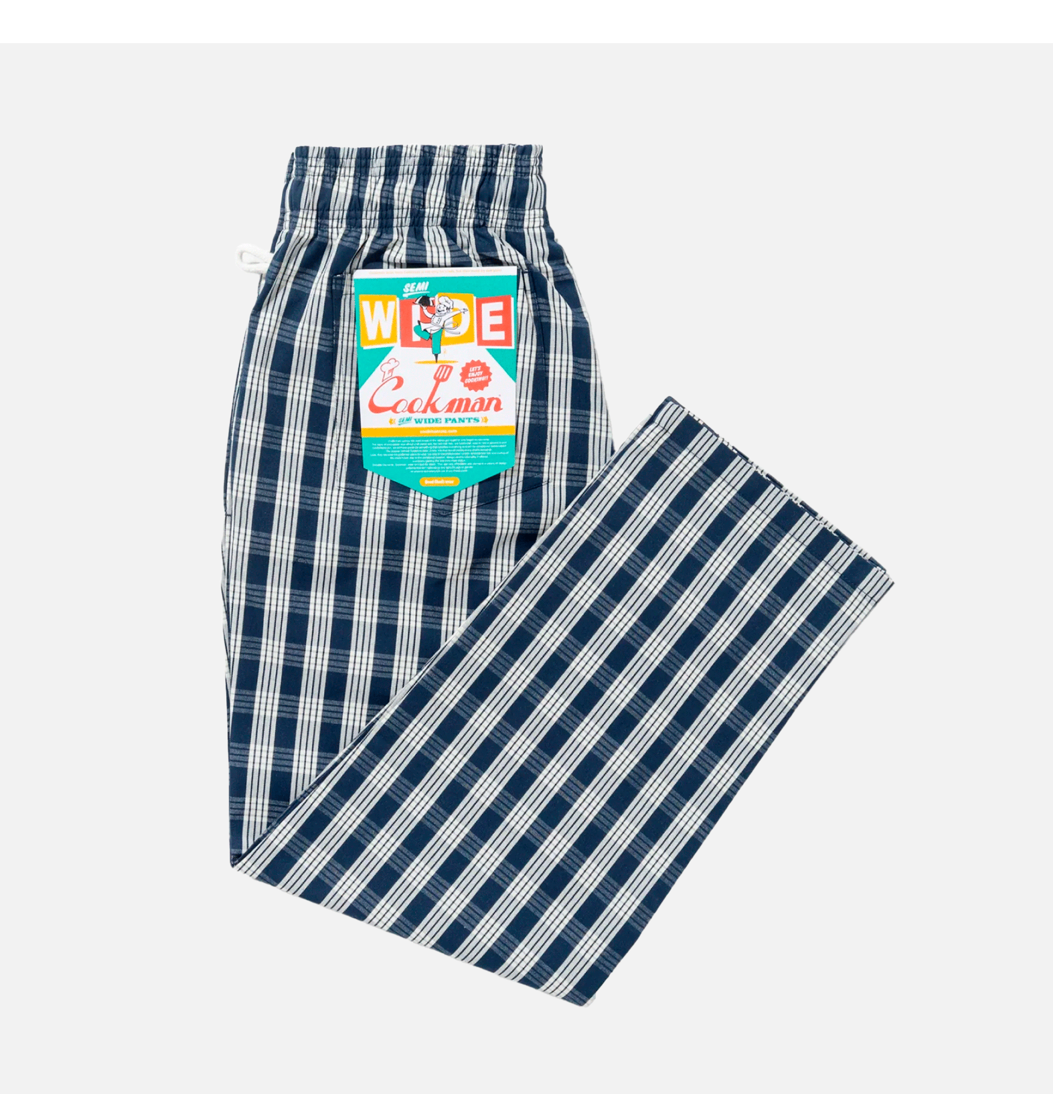 Semiwide Palaka Check Navy