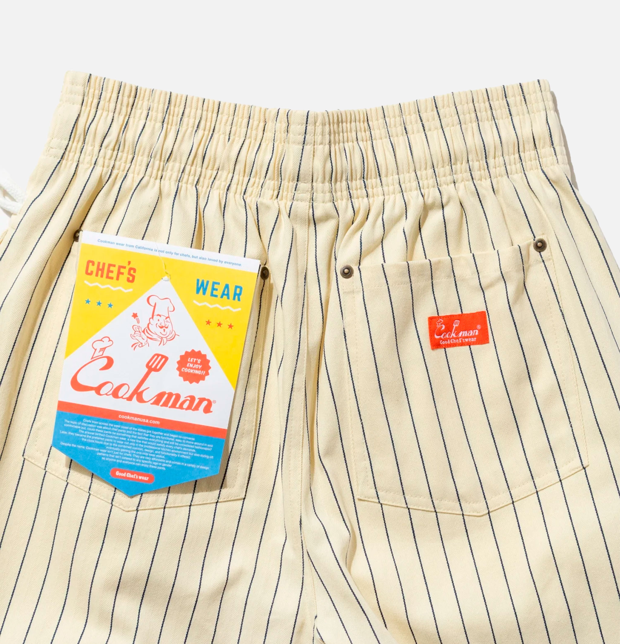 Cookman Short Front Pocket Cream